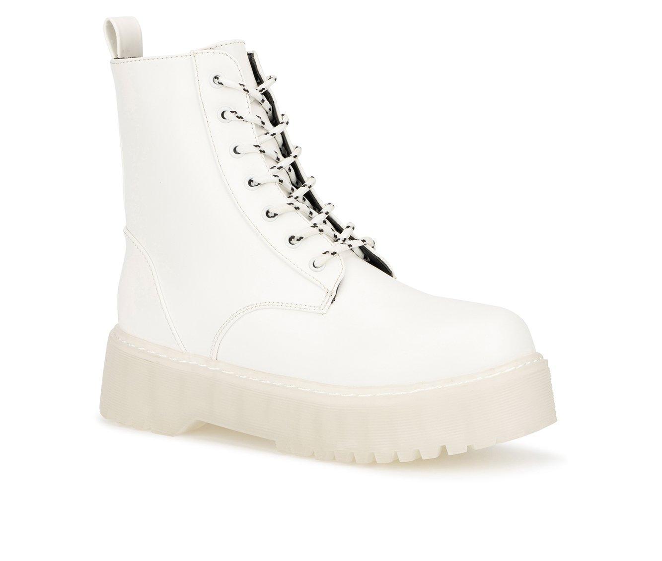 Women's Olivia Miller Gina Platform Combat Boots Product Image