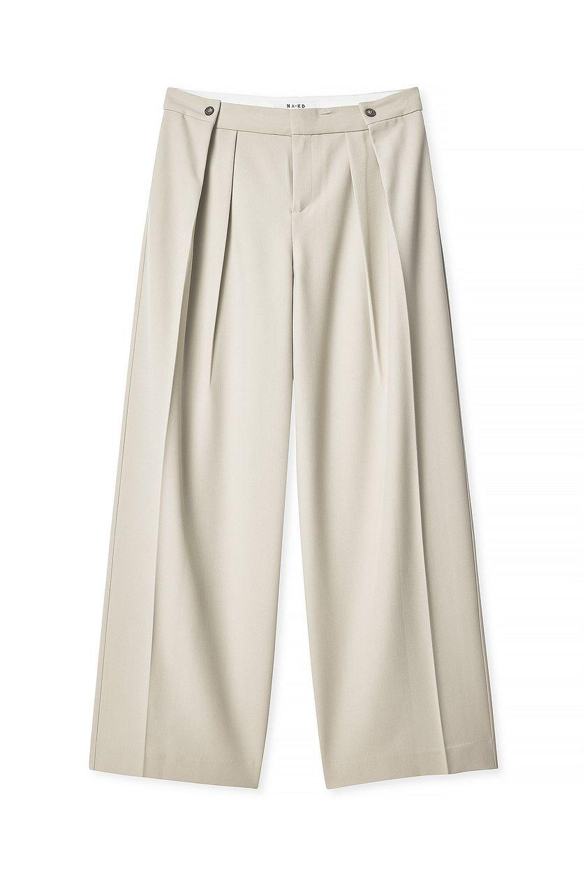 Mid Waist Suit Pants Product Image