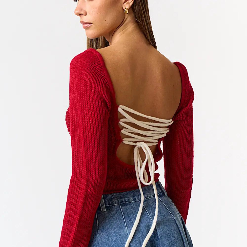 Calvin Crop Sweater Product Image