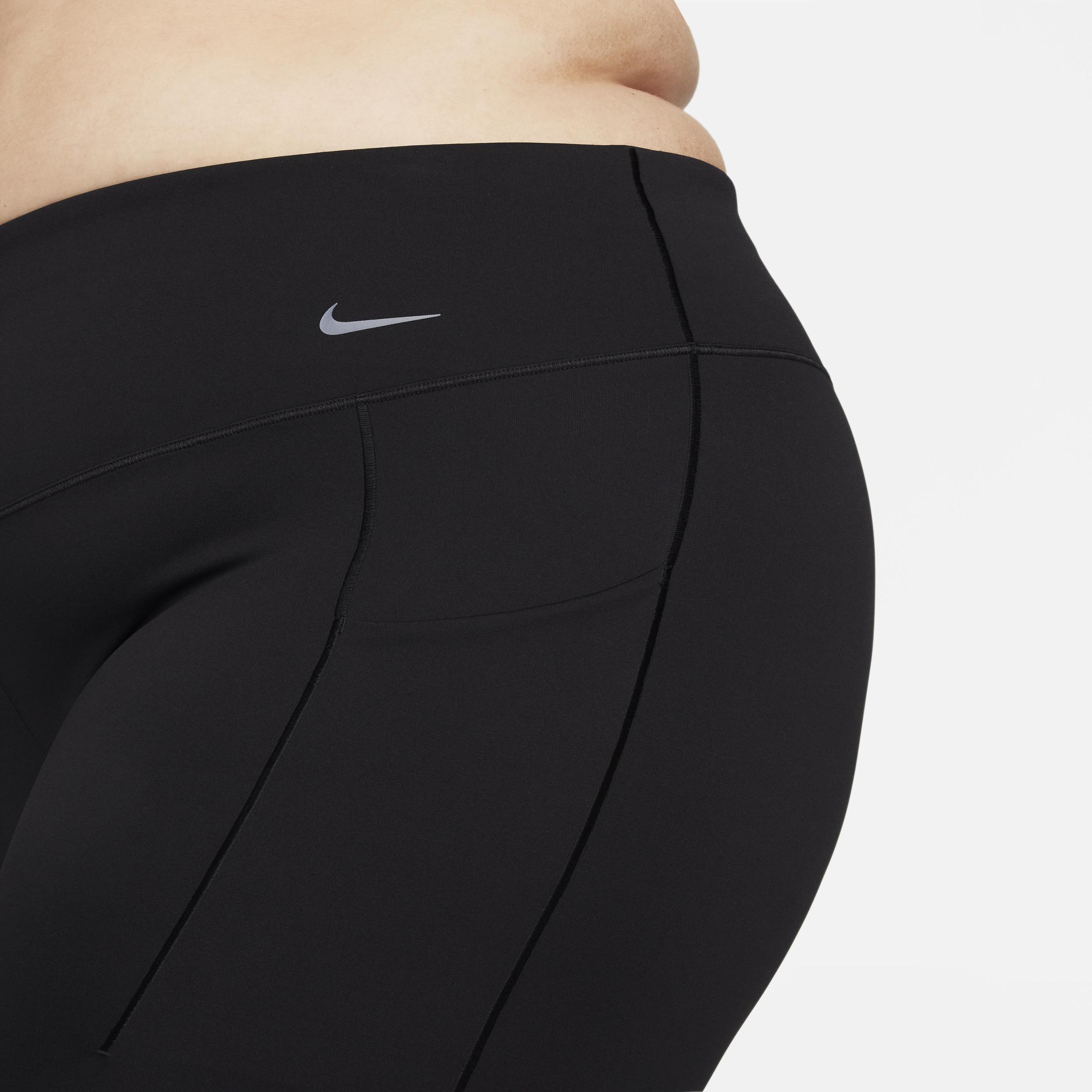 Nike Universa Women's High-Waisted 7/8 Leggings with No Front Seam (Plus Size) Product Image