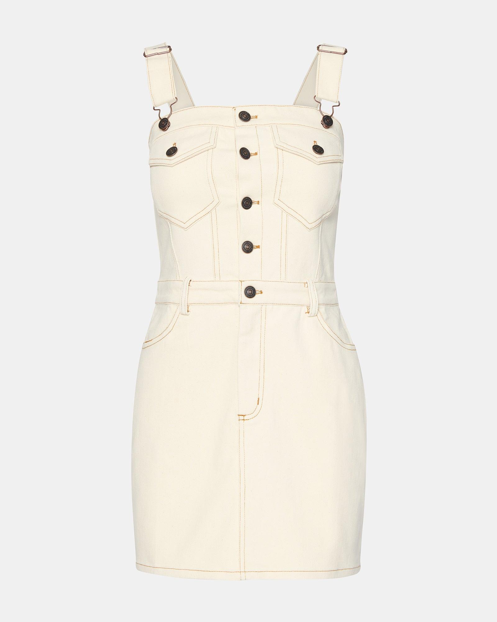 LAKE DENIM DRESS CREAM Female Product Image
