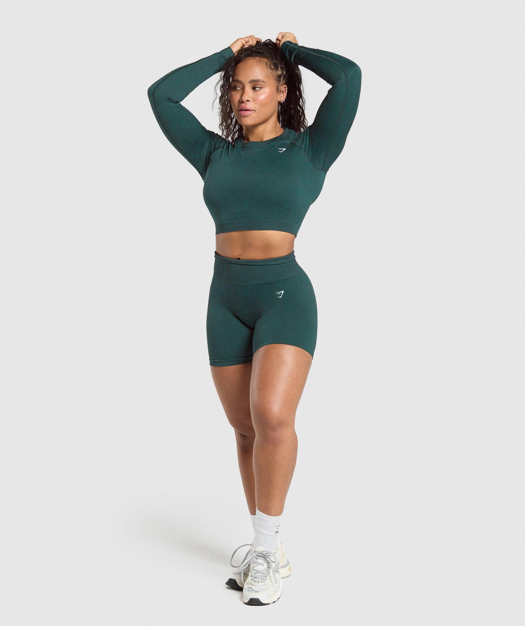 Adapt Fleck Seamless Long Sleeve Crop Top Product Image