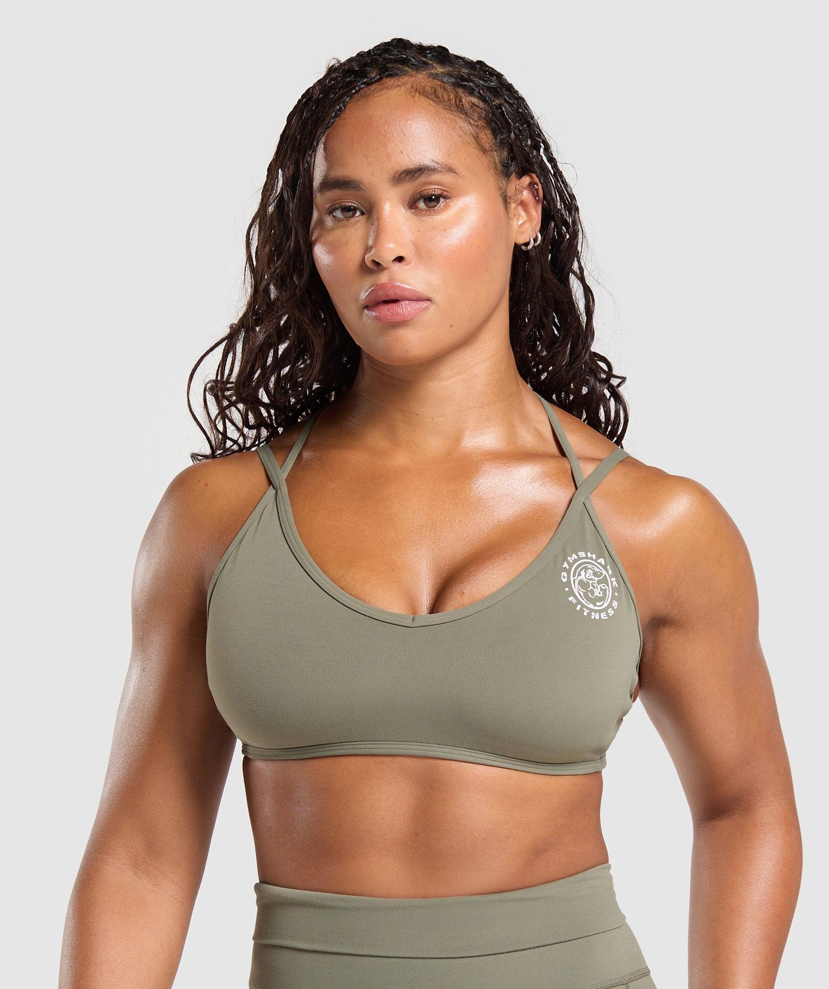 Gymshark Legacy Bra - Base Green Female Product Image