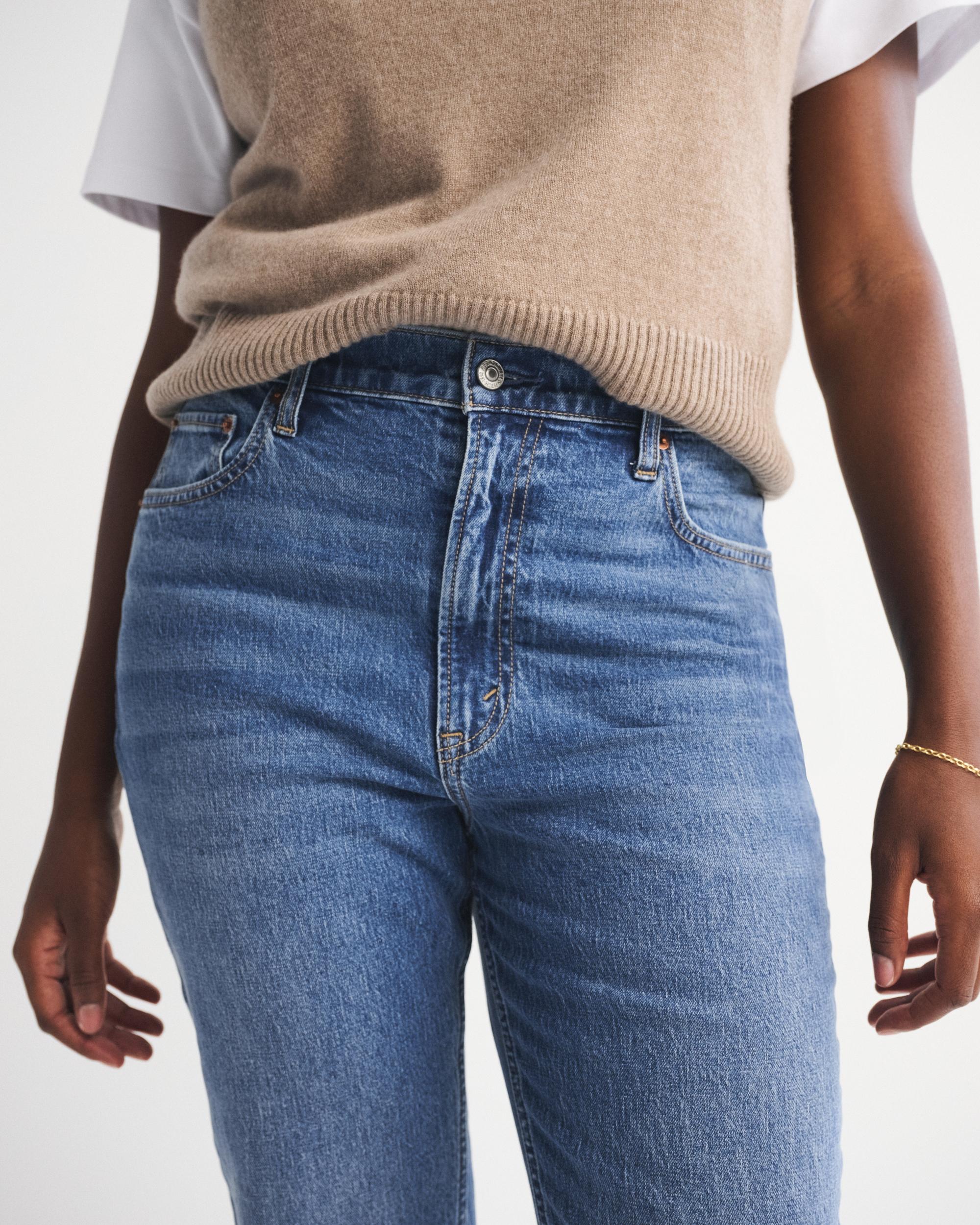 Ultra High Rise Ankle Straight Jean Product Image