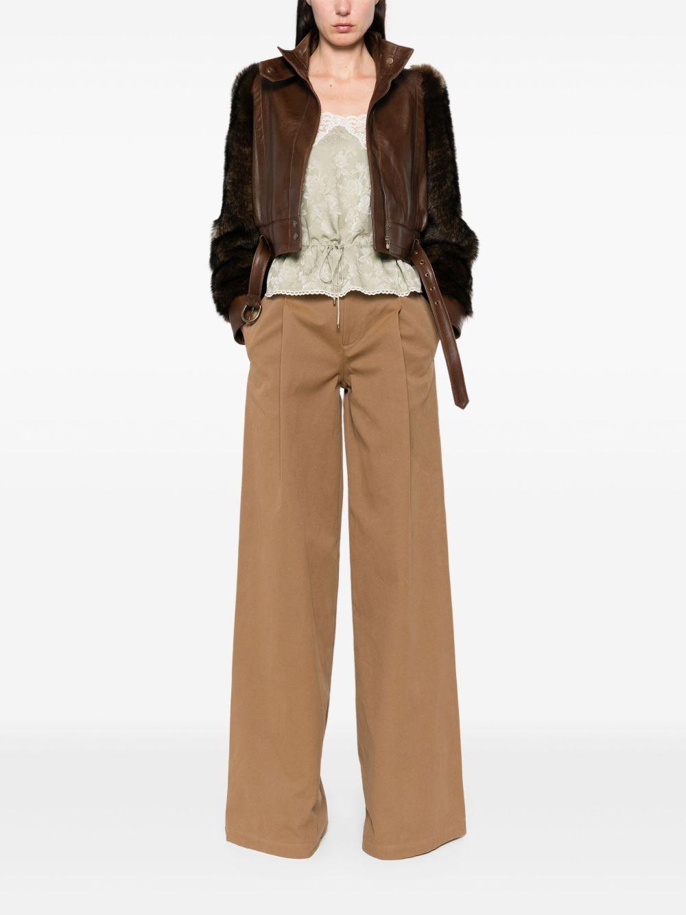 floral-jacquard top Product Image