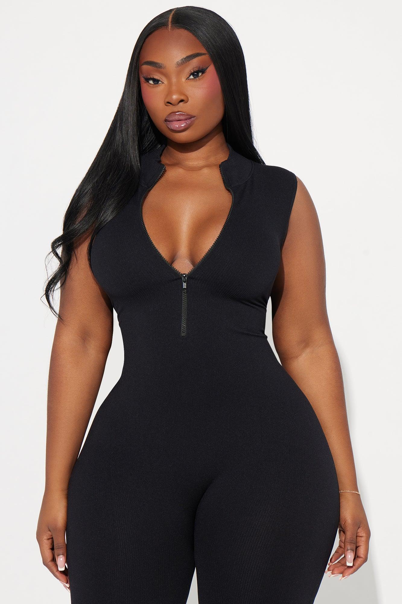 Johanna Seamless Jumpsuit - Black Product Image