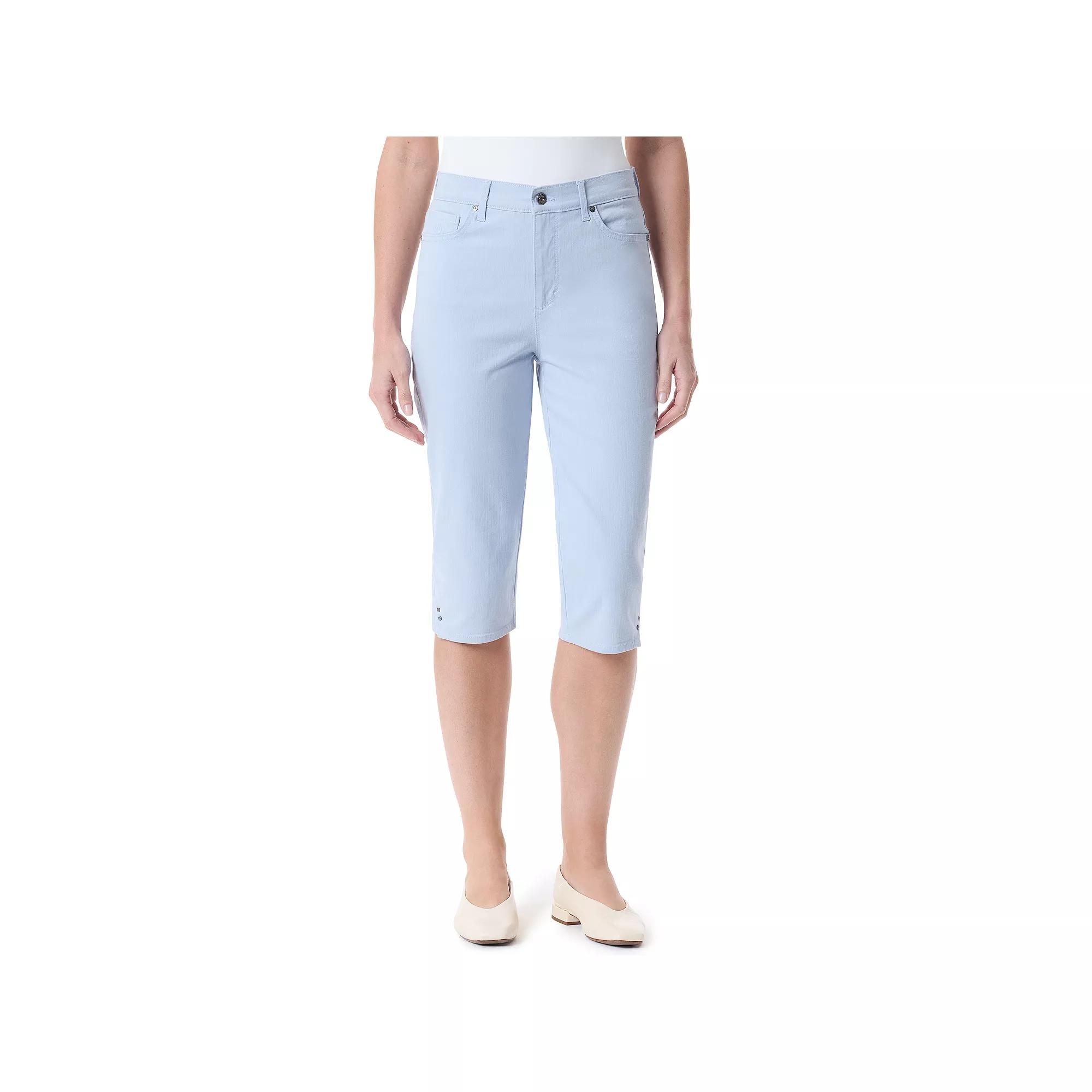 Petite Gloria Vanderbilt Amanda Skimmer Pants, Womens Product Image