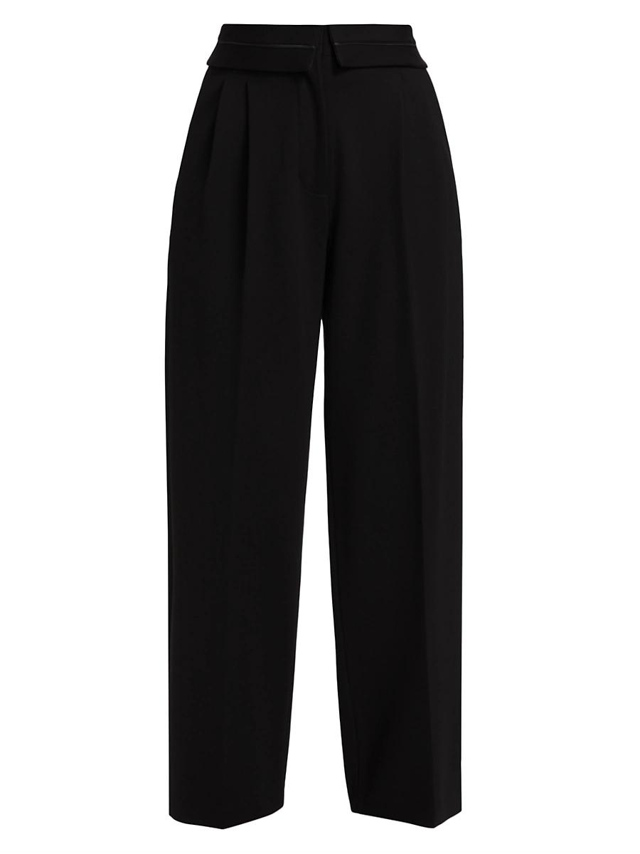 Womens Tasha Ponte High-Rise Straight-Leg Pants Product Image