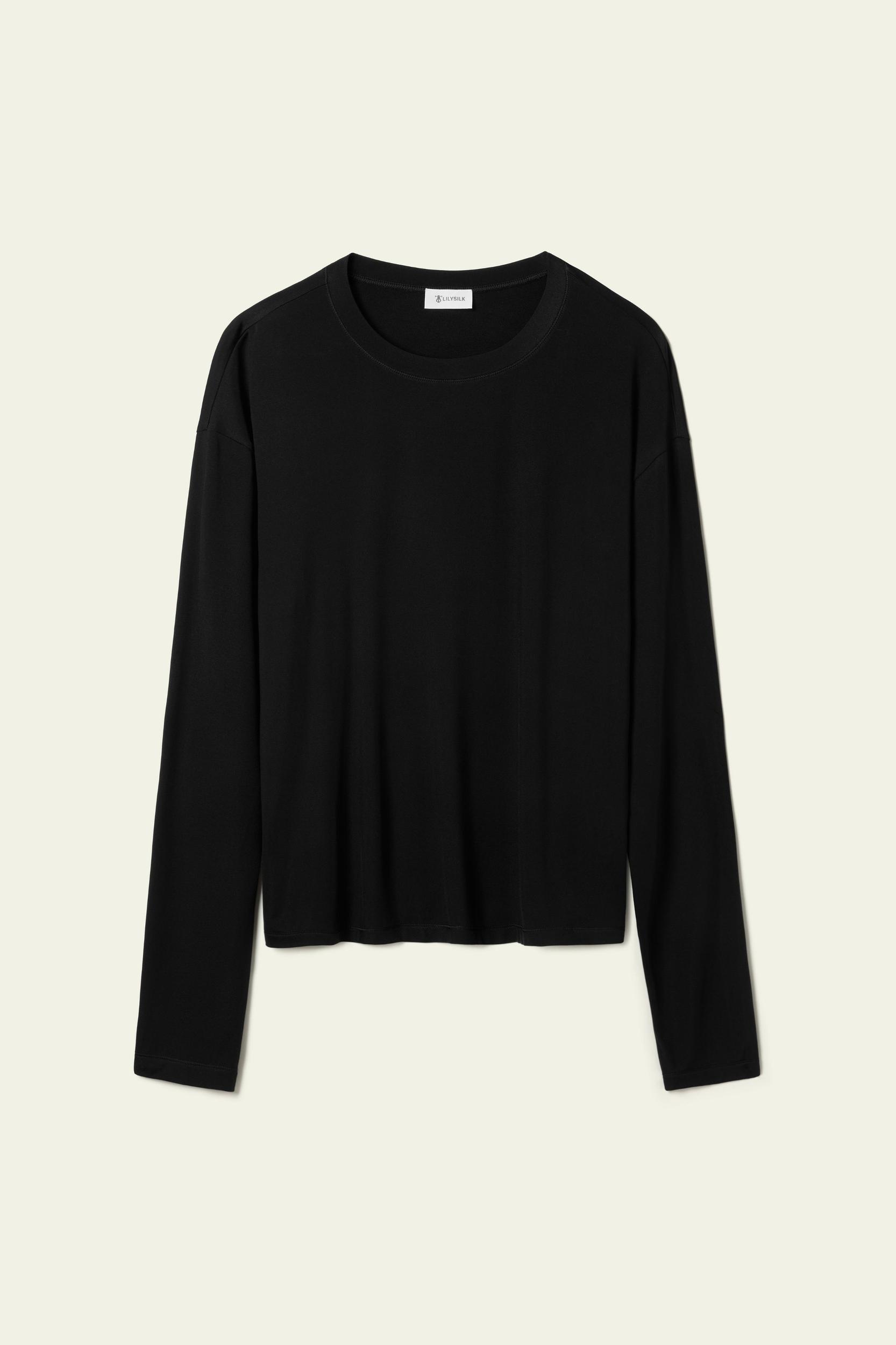 Silk Breeze Jersey Relaxed Lounge Top Product Image