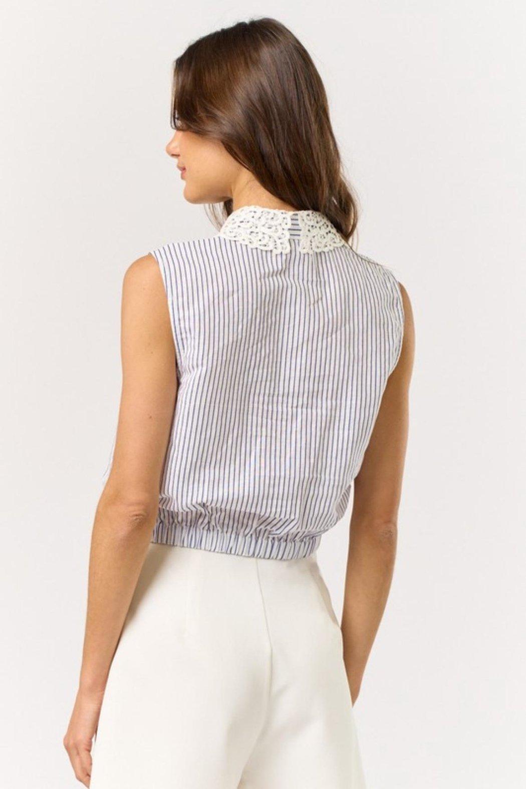 Striped Crop Top Product Image