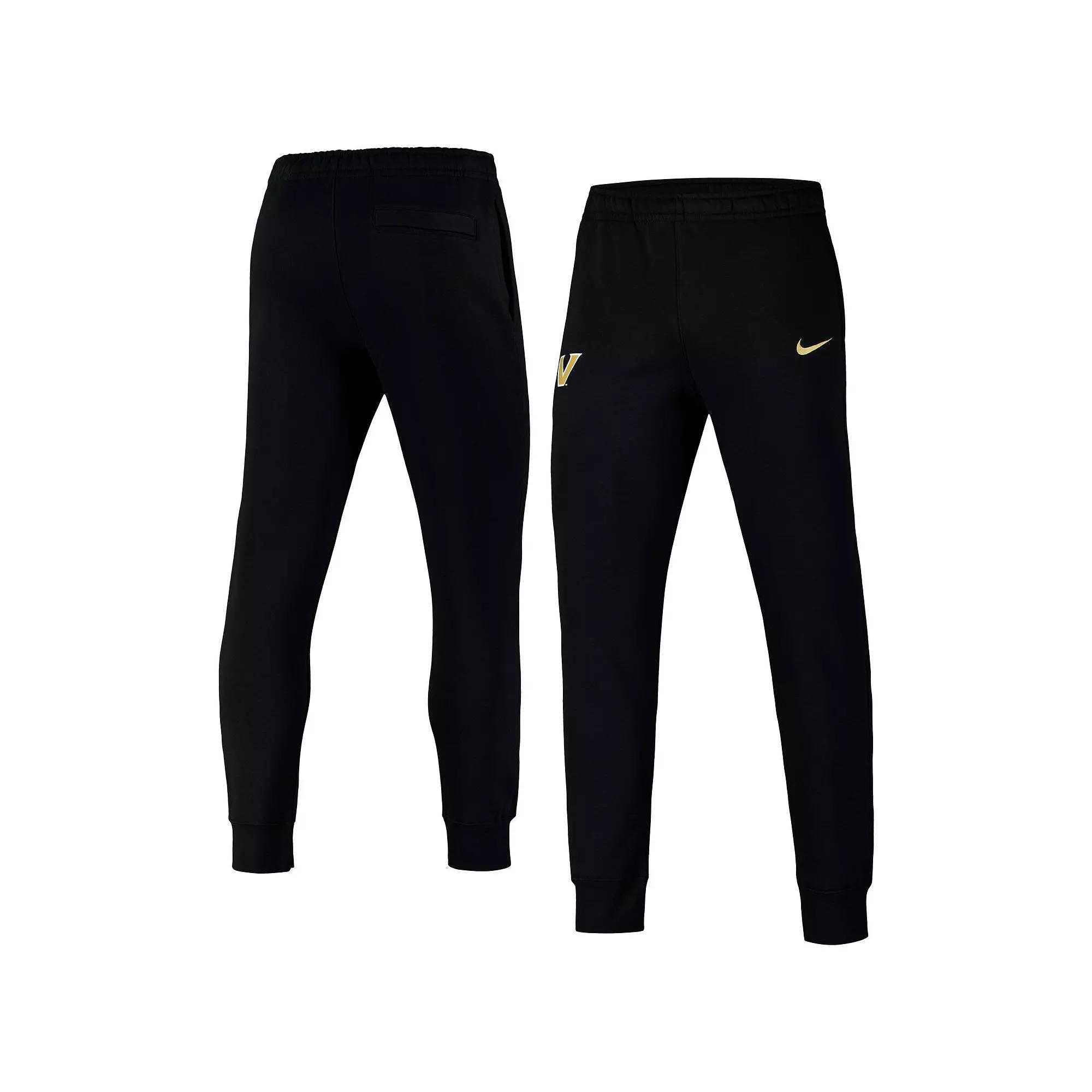 Men's Nike Black Vanderbilt Commodores Club Fleece Pants,  Product Image