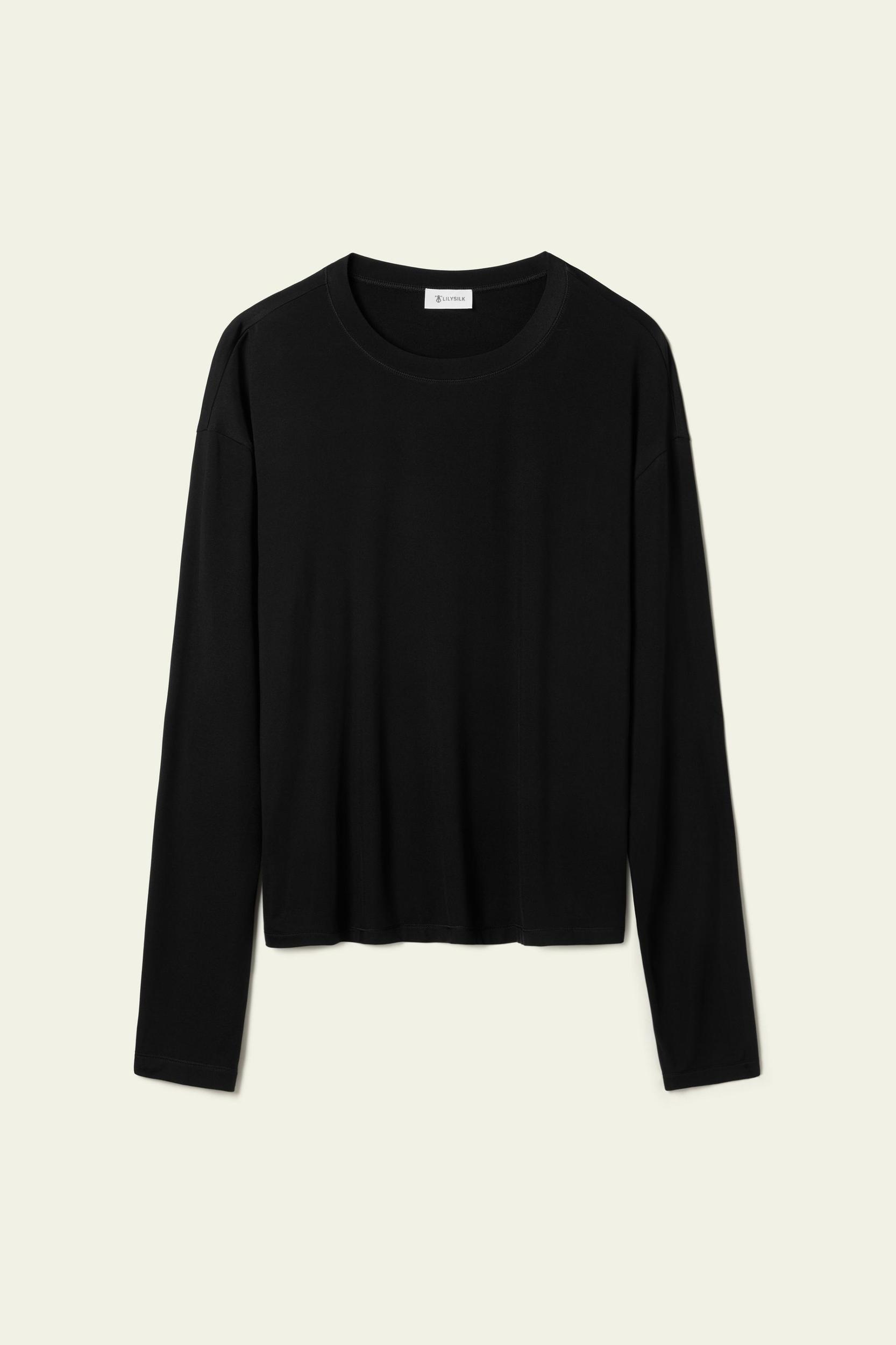 Silk Breeze Jersey Relaxed Lounge Top Product Image