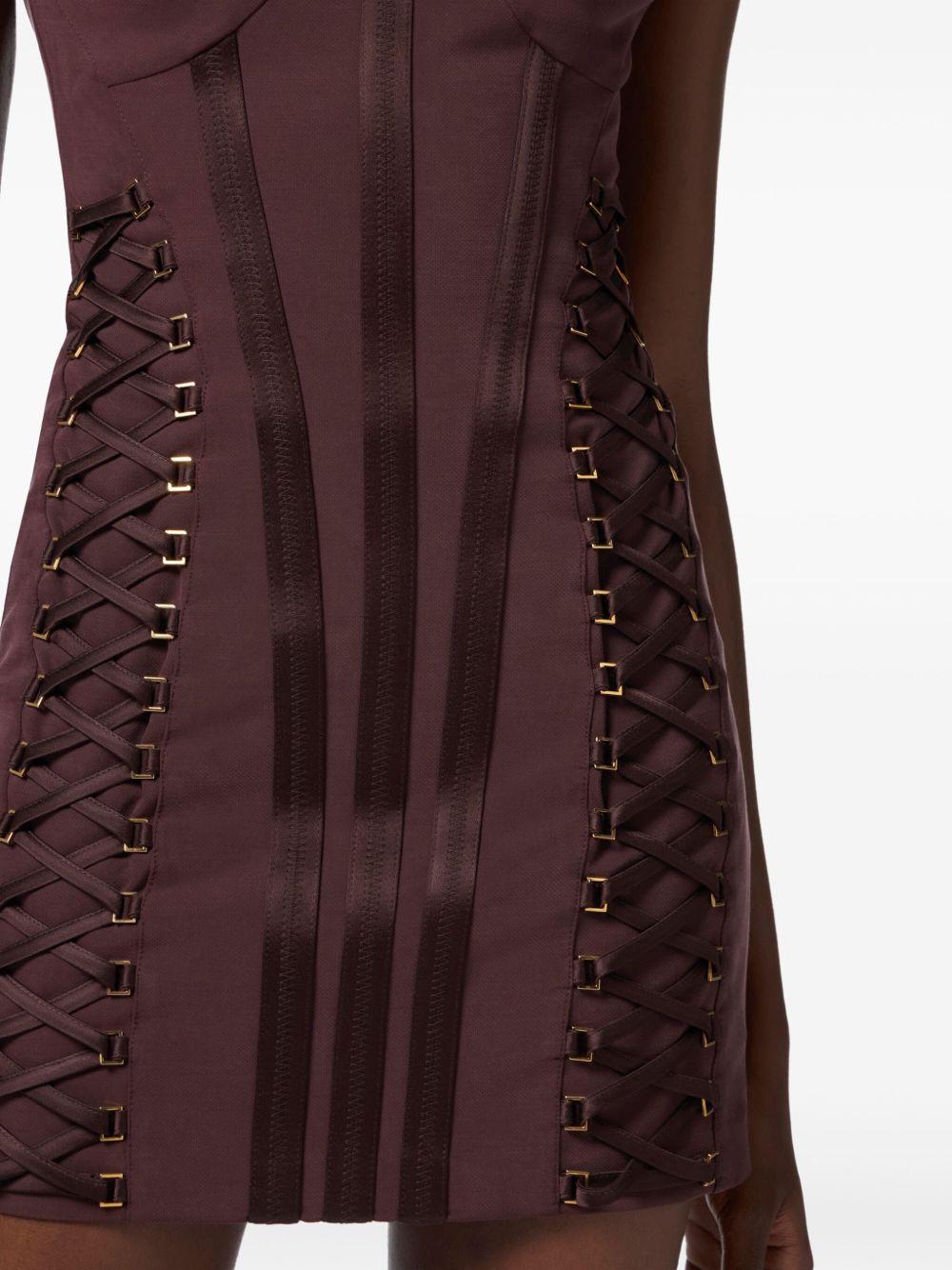 corset-style mini dress Product Image