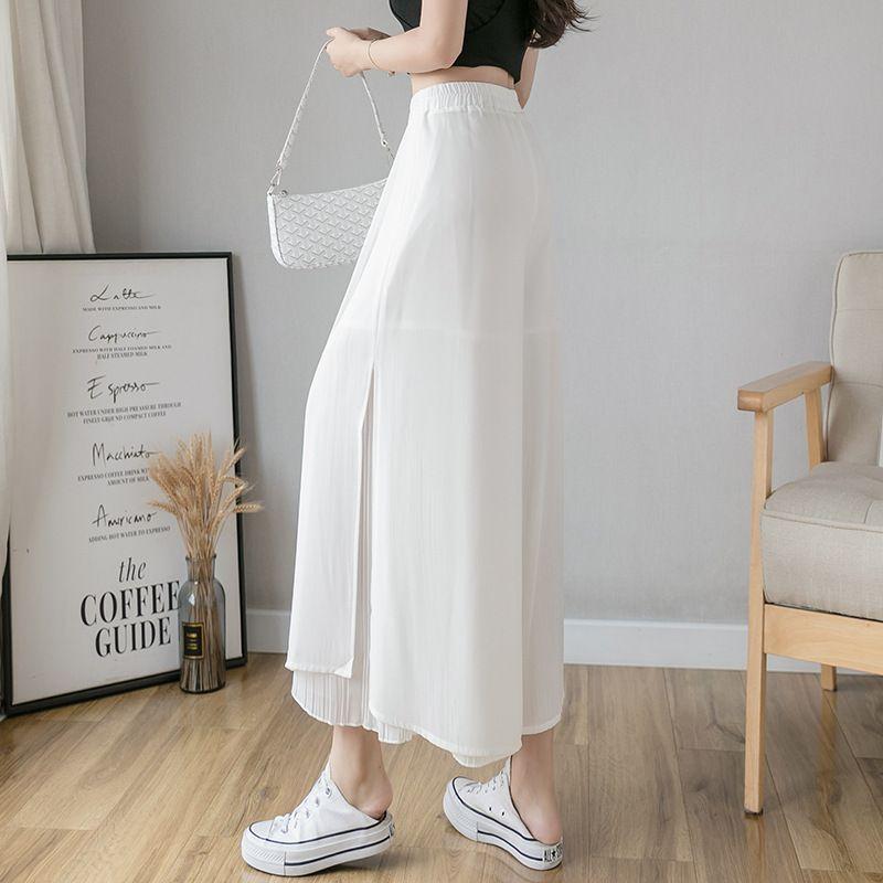 Cropped Wide-Leg Pants Product Image