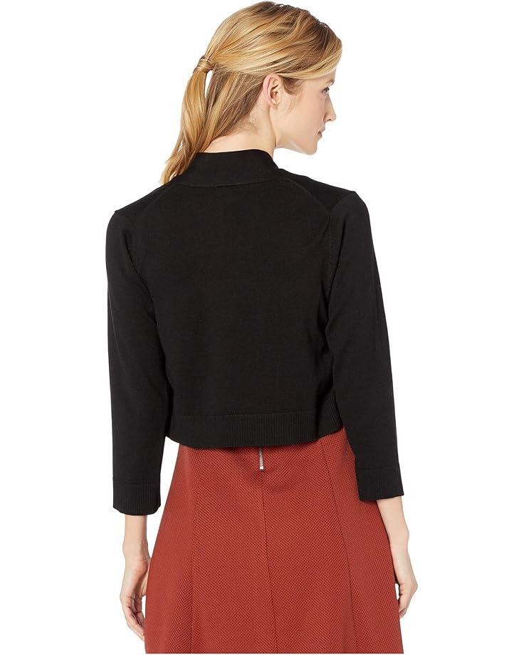 Three-Quarter-Sleeve Shimmer Shrug Product Image