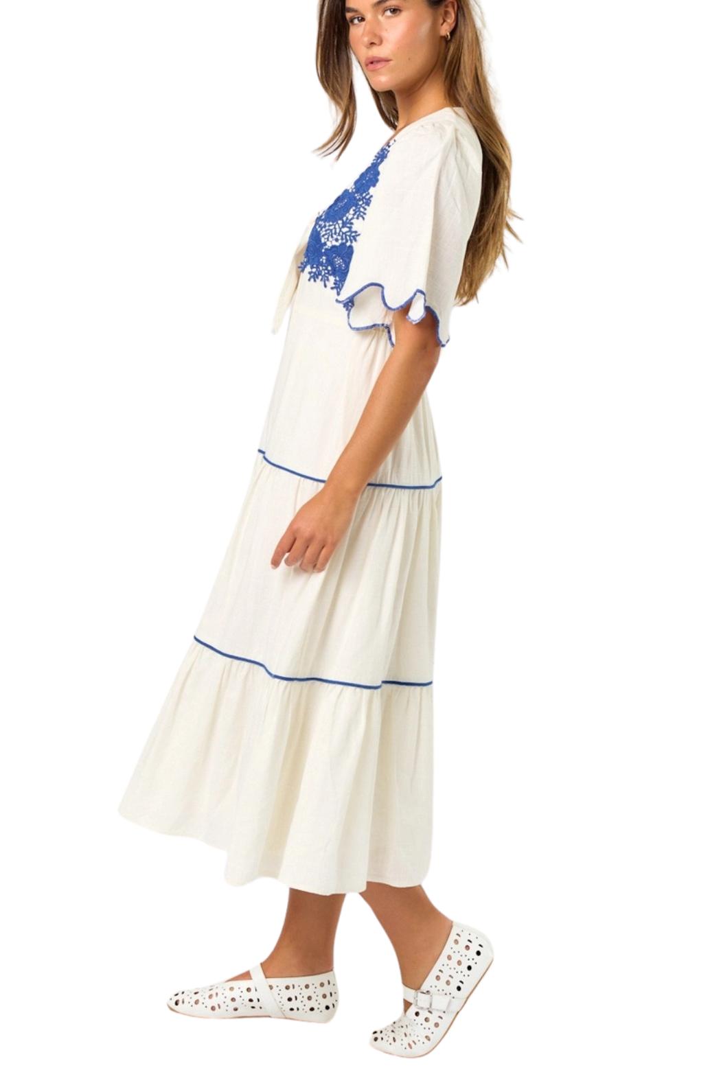 Embroidered Midi Dress Product Image
