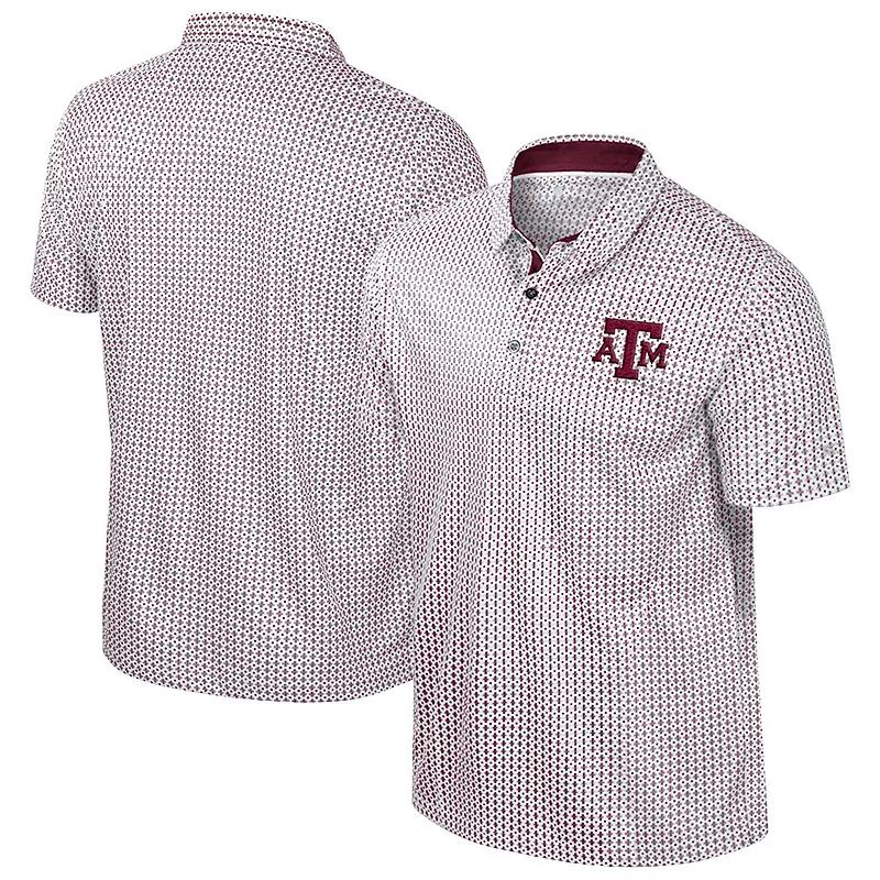 Men's Colosseum Crimson Alabama Crimson Tide Big & Tall Marty Rival Polo, Size: XLT, Red Product Image