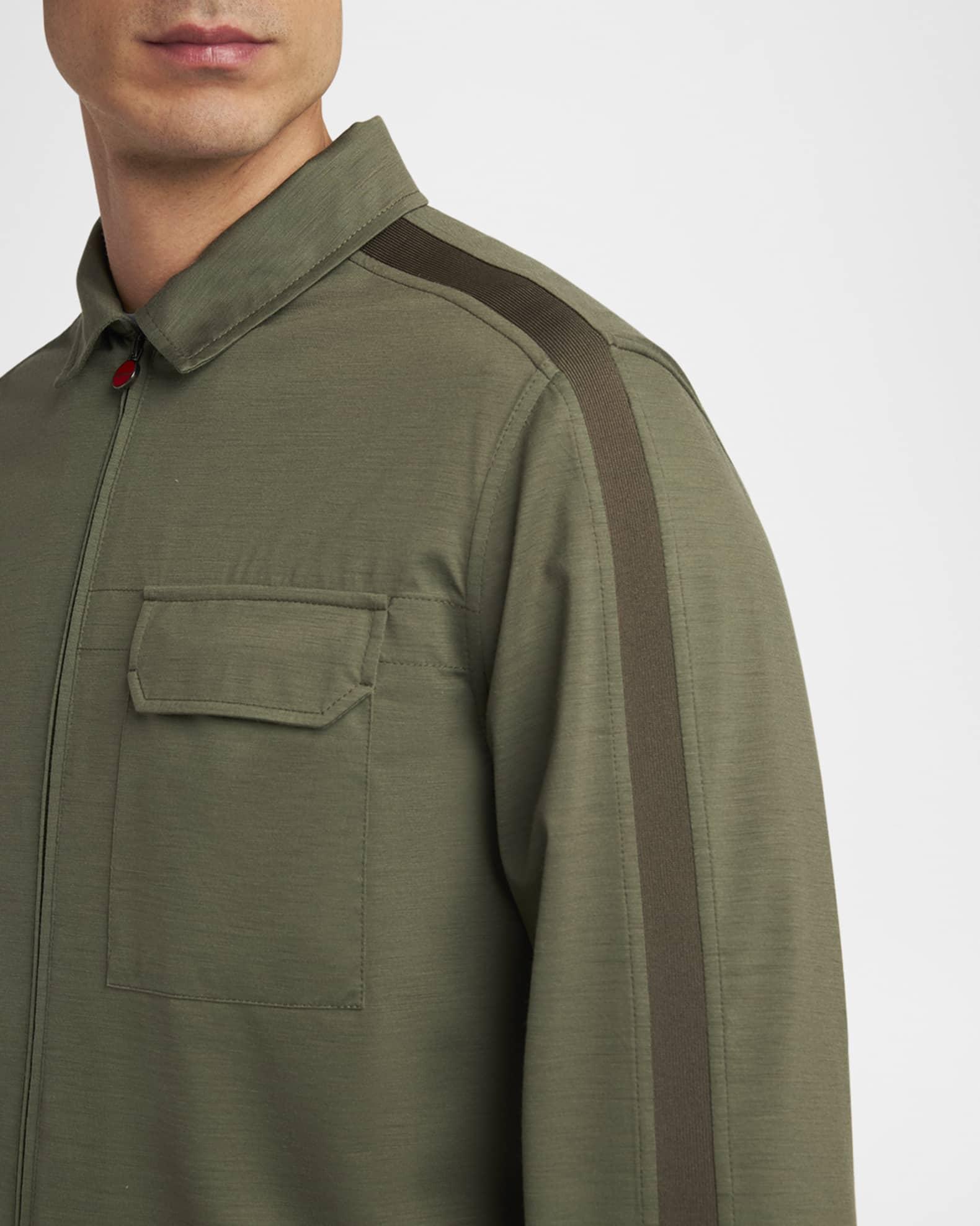 Men's Full-Zip Blouson Jacket Product Image