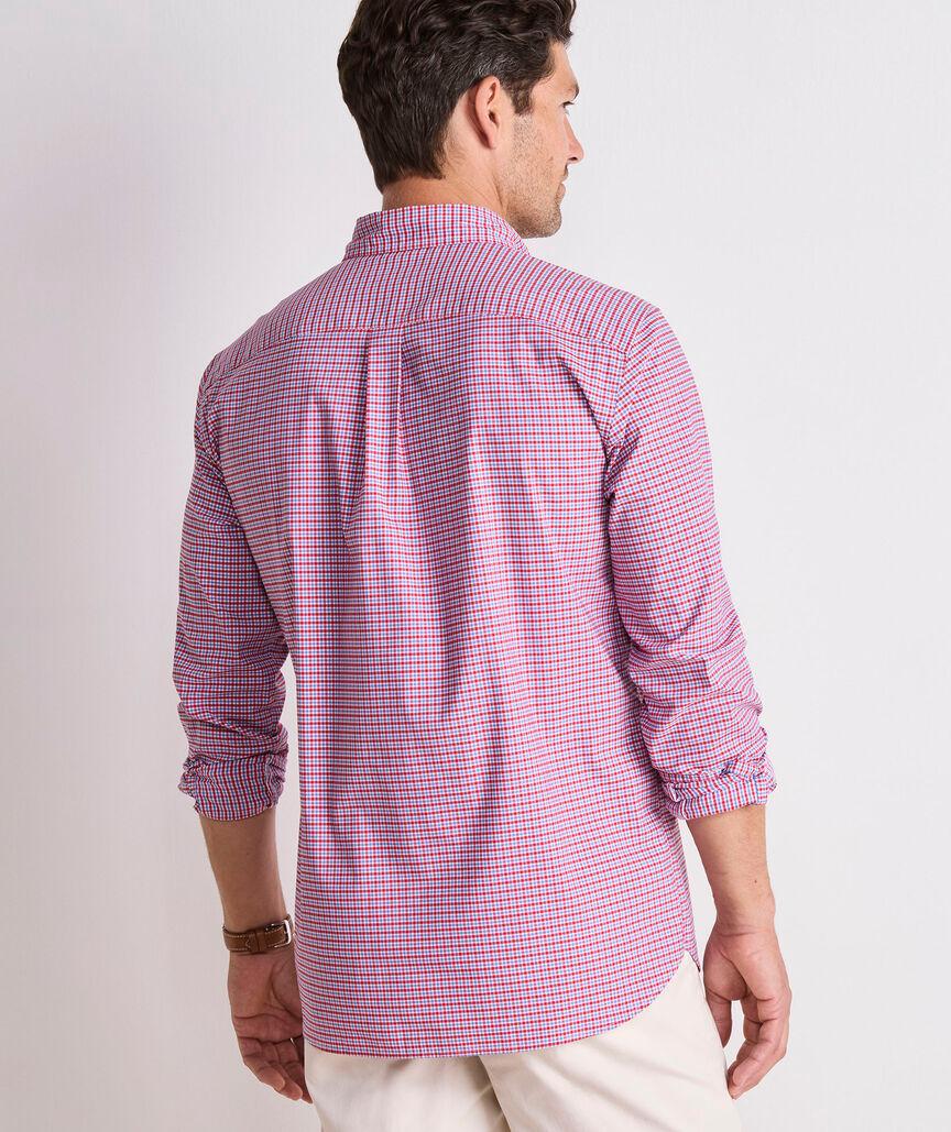 Tradewind Check Performance Cotton Shirt Product Image