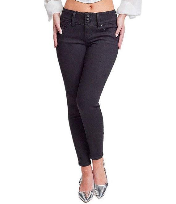 YMI Jeanswear Wbb Repreve High Rise Fray Panel Skinny Jeans Product Image