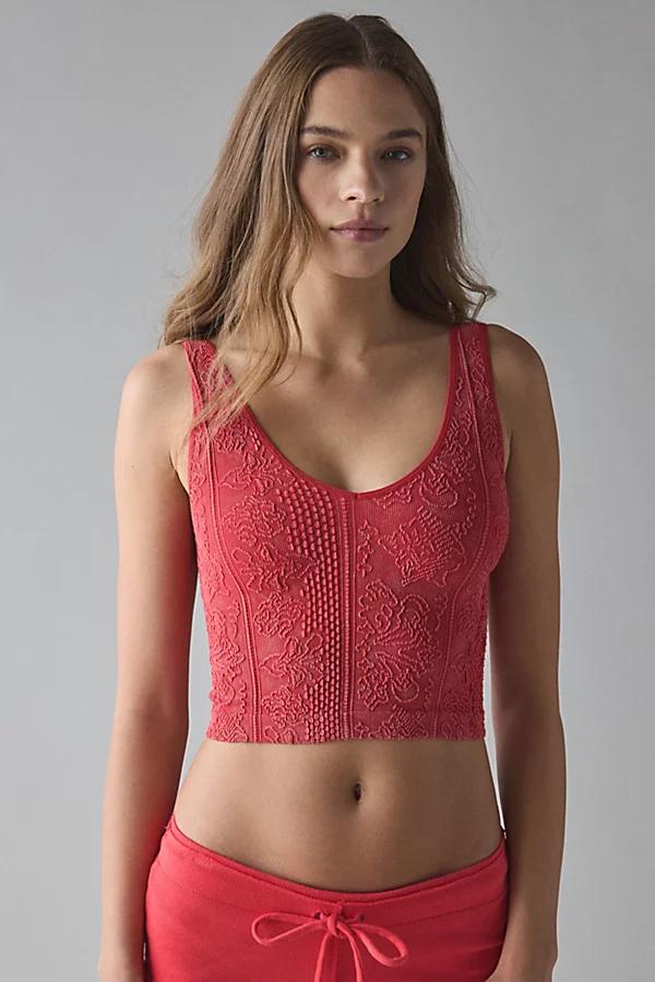 Out From Under Plunge Tapestry Jacquard Seamless Knit Cami Womens at Urban Outfitters Product Image