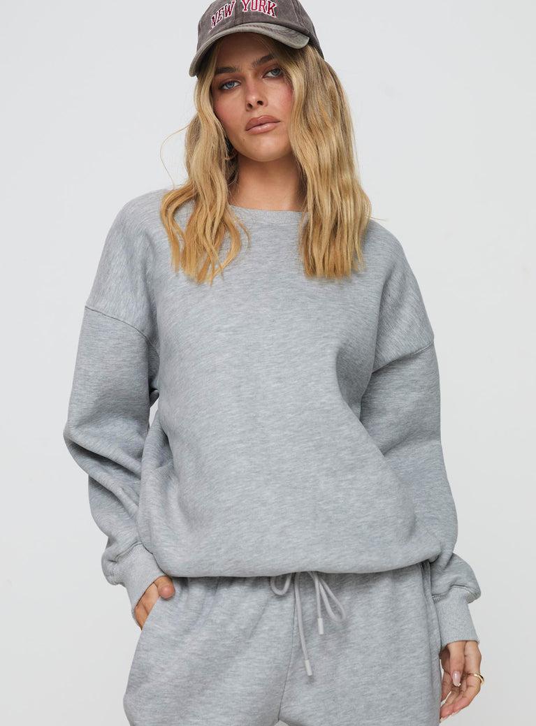 Dream Fleece Classic Crewneck Sweatshirt Grey Marle Product Image