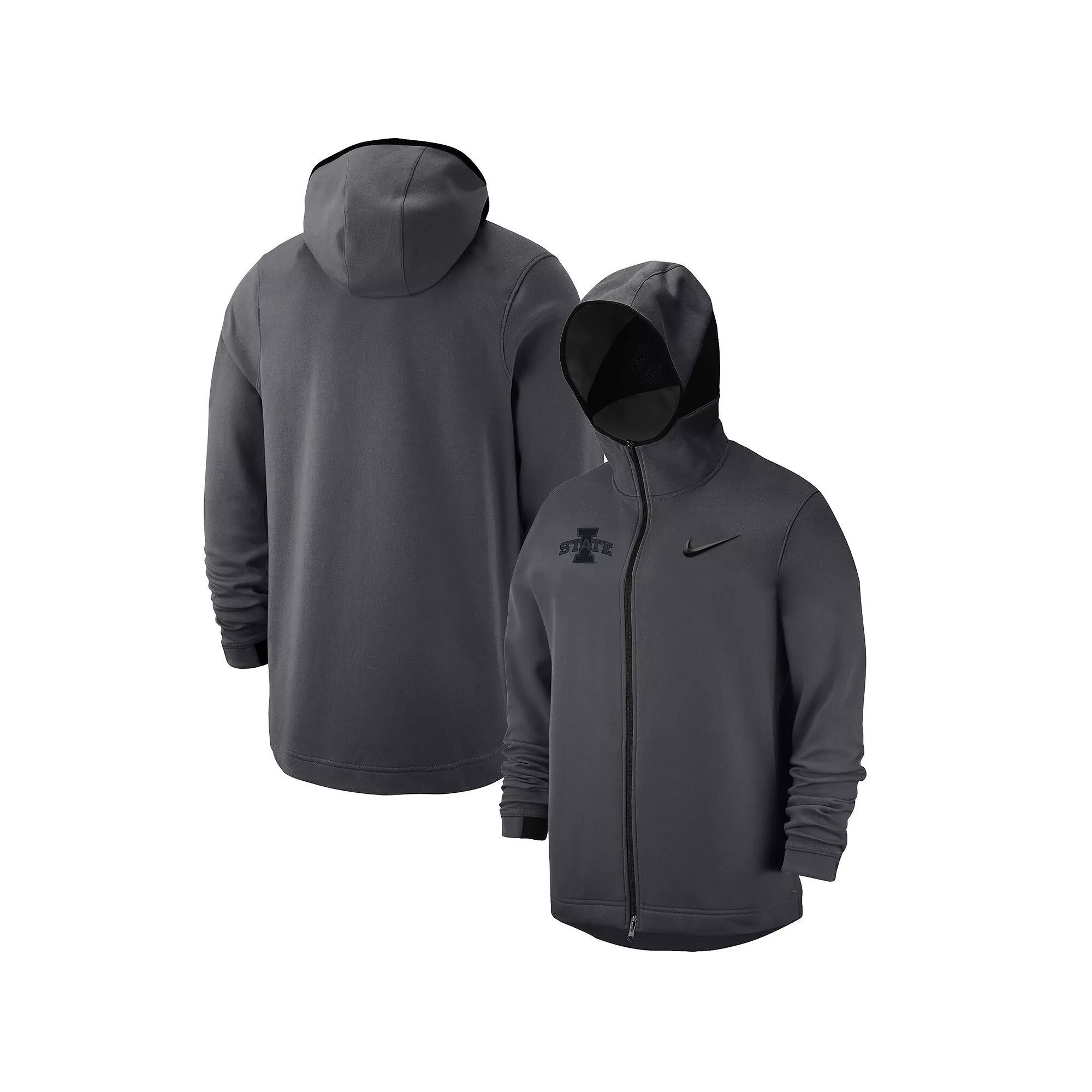 Men's Nike Anthracite Iowa State Cyclones Tonal Showtime Full-Zip Hoodie Jacket,  Product Image