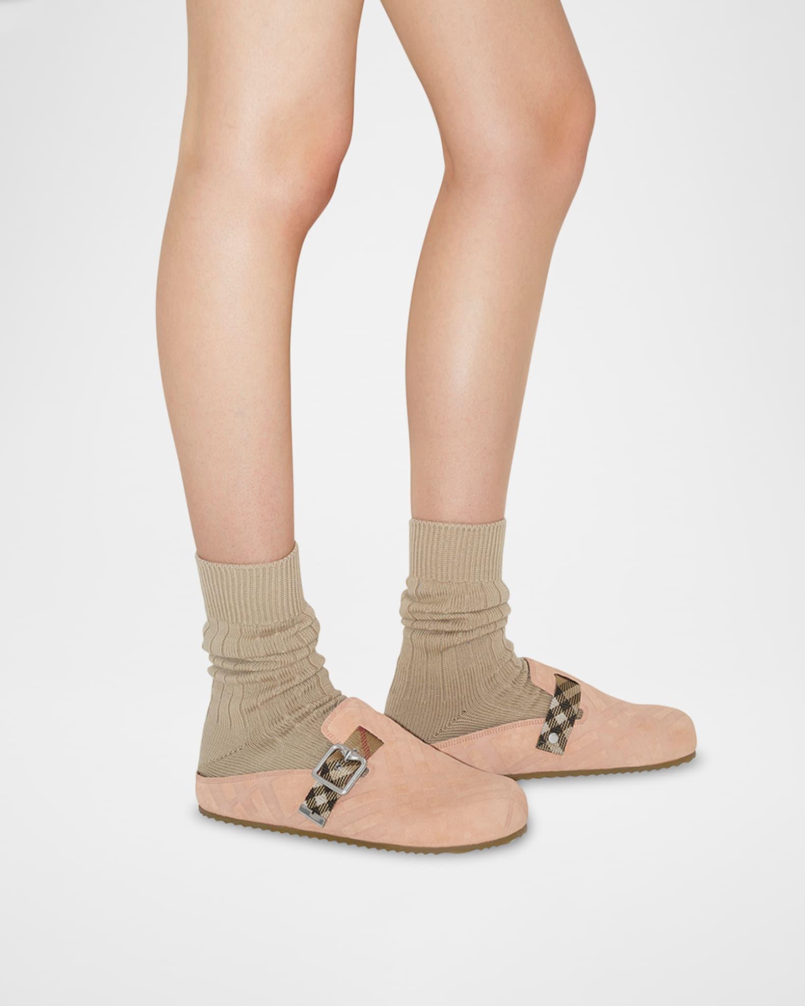 Urchin Calf Suede Slide Clogs Product Image