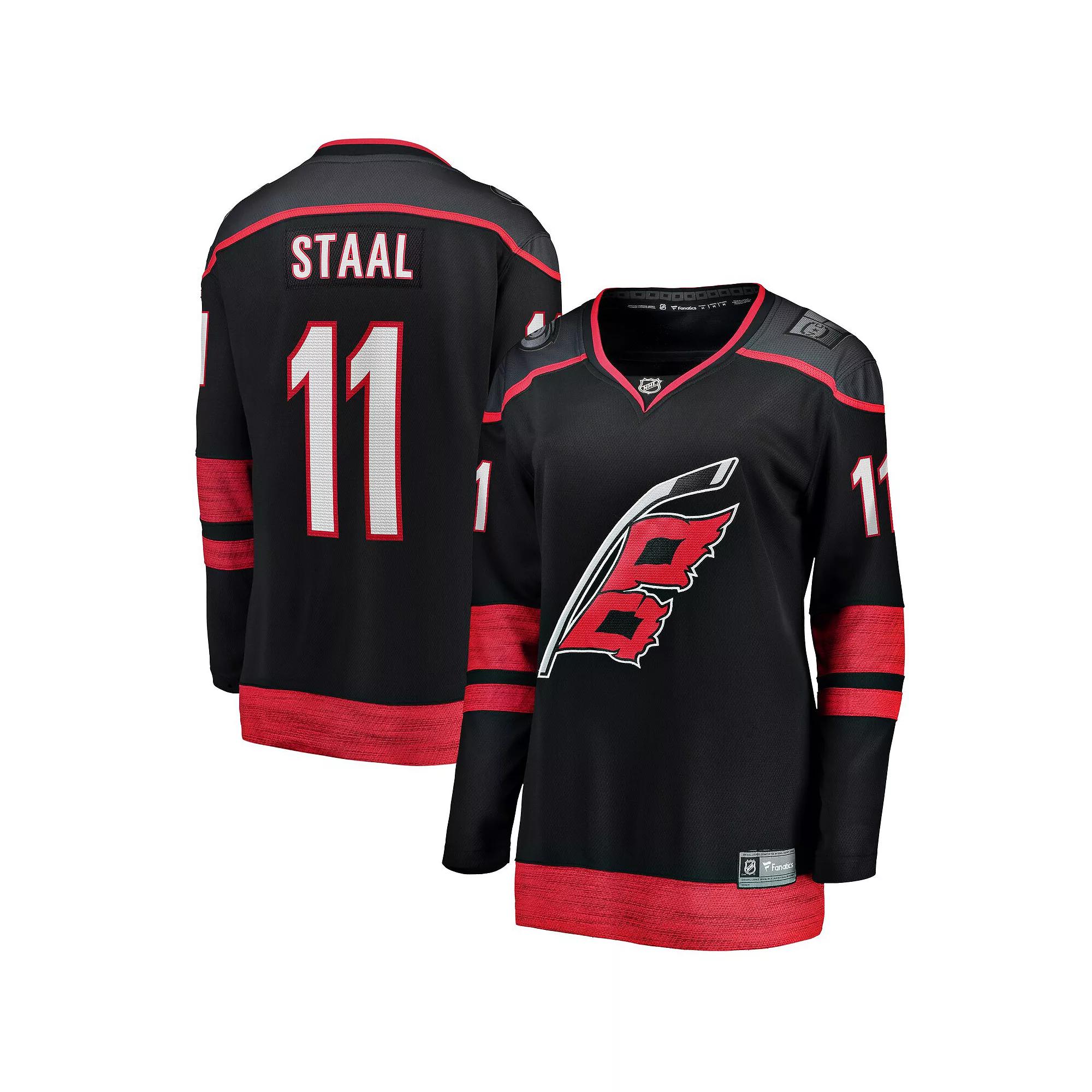 Womens Fanatics Branded Jordan Staal Black Carolina Hurricanes Breakaway Alternate Player Jersey, Women's, Size: Medium Product Image