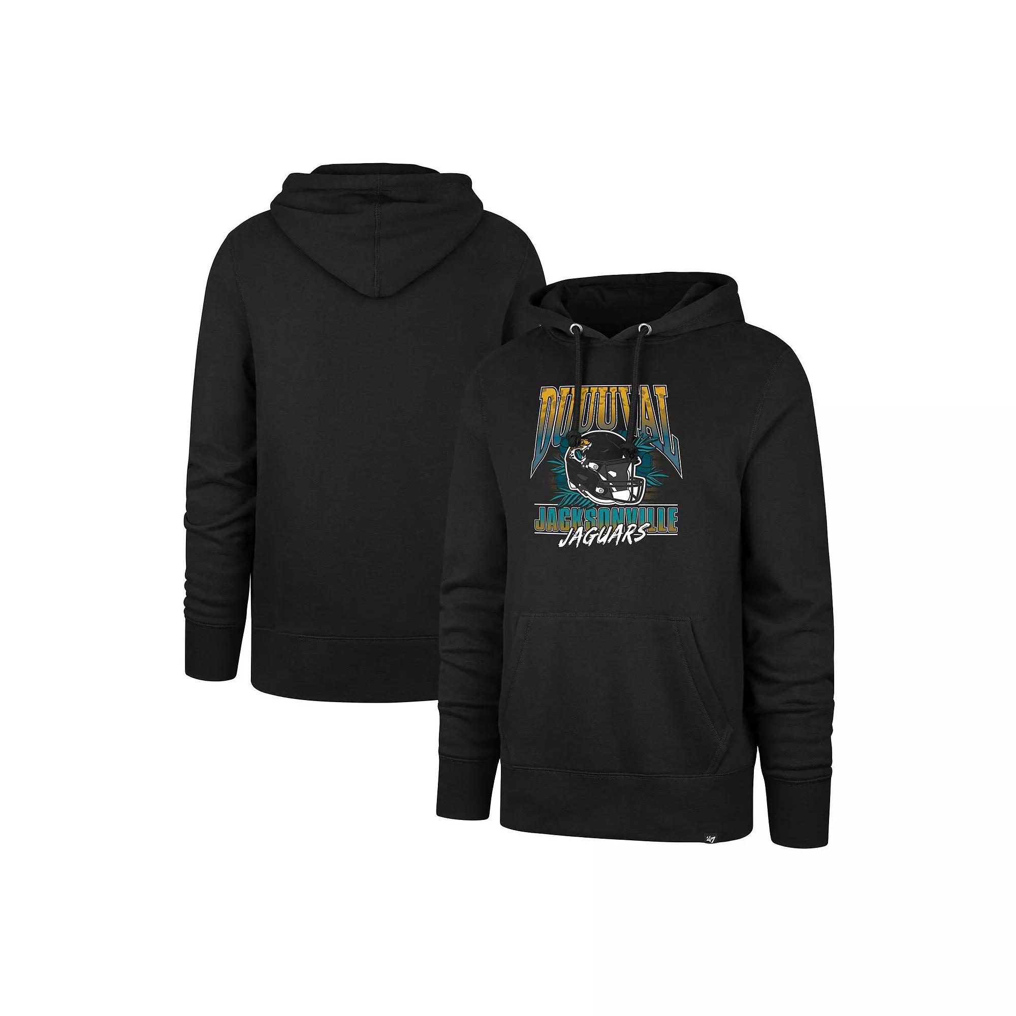 Men's '47 Black Jacksonville Jaguars Regional Headline Pullover Hoodie,  Product Image