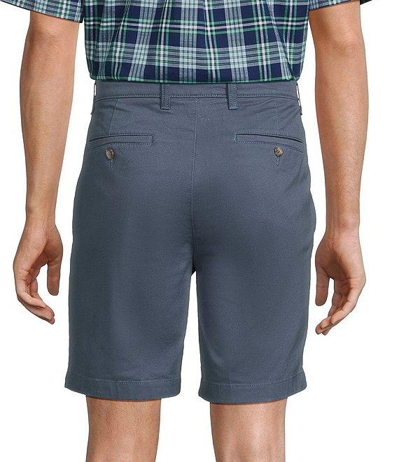 Roundtree & Yorke The Cloud Collection 8#double; Flat-Front Tech Pocket Washed Chino Shorts Product Image