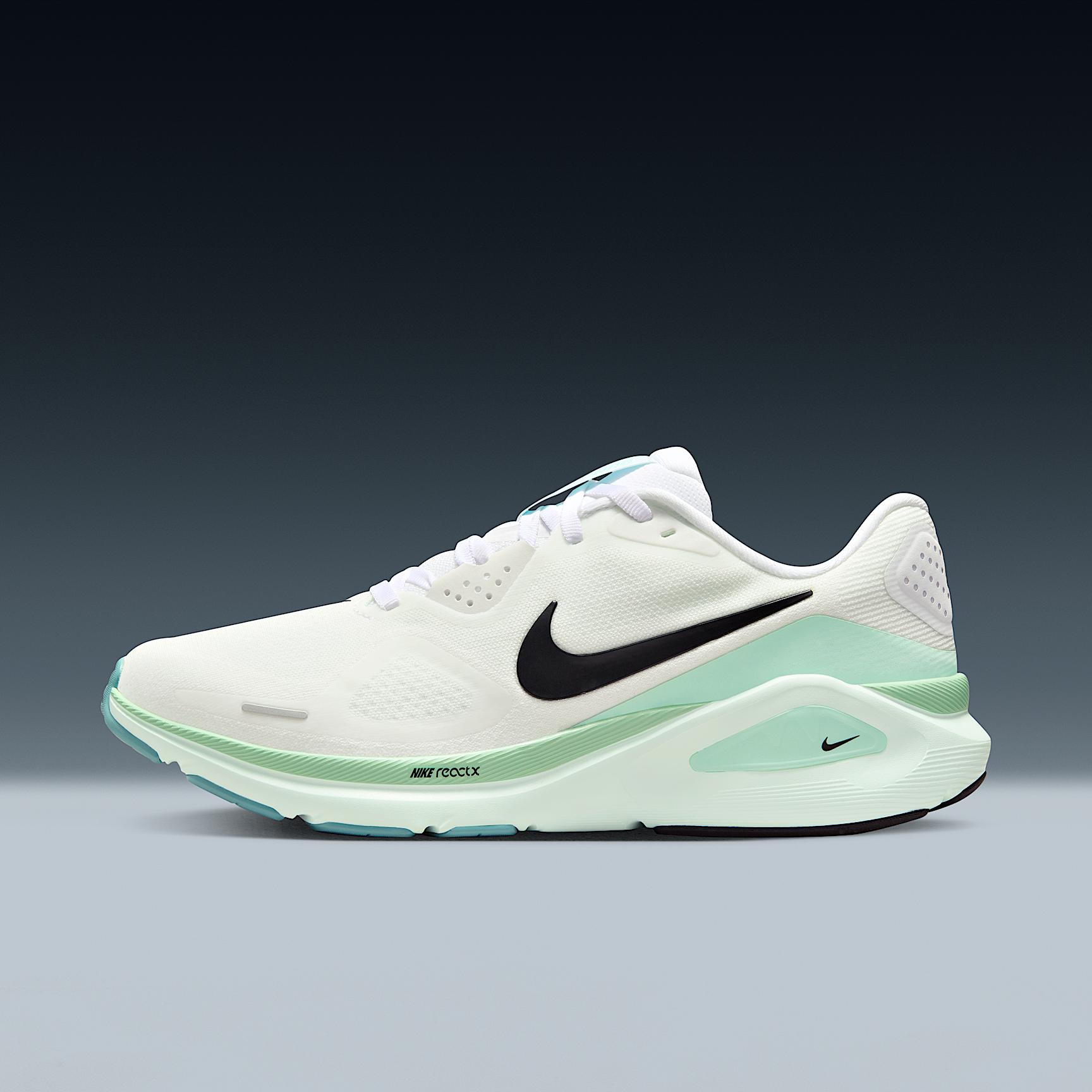 Nike Womens Structure 26 Road Running Shoes | HJ1101-100 Product Image