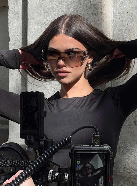 Callile Sunglasses Brown Product Image