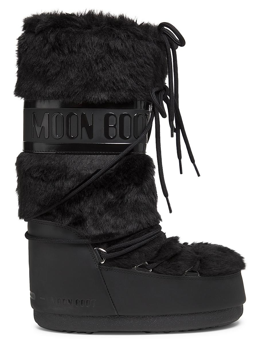 Moon Boot Womens Icon Faux Fur Cold Weather Boots Product Image