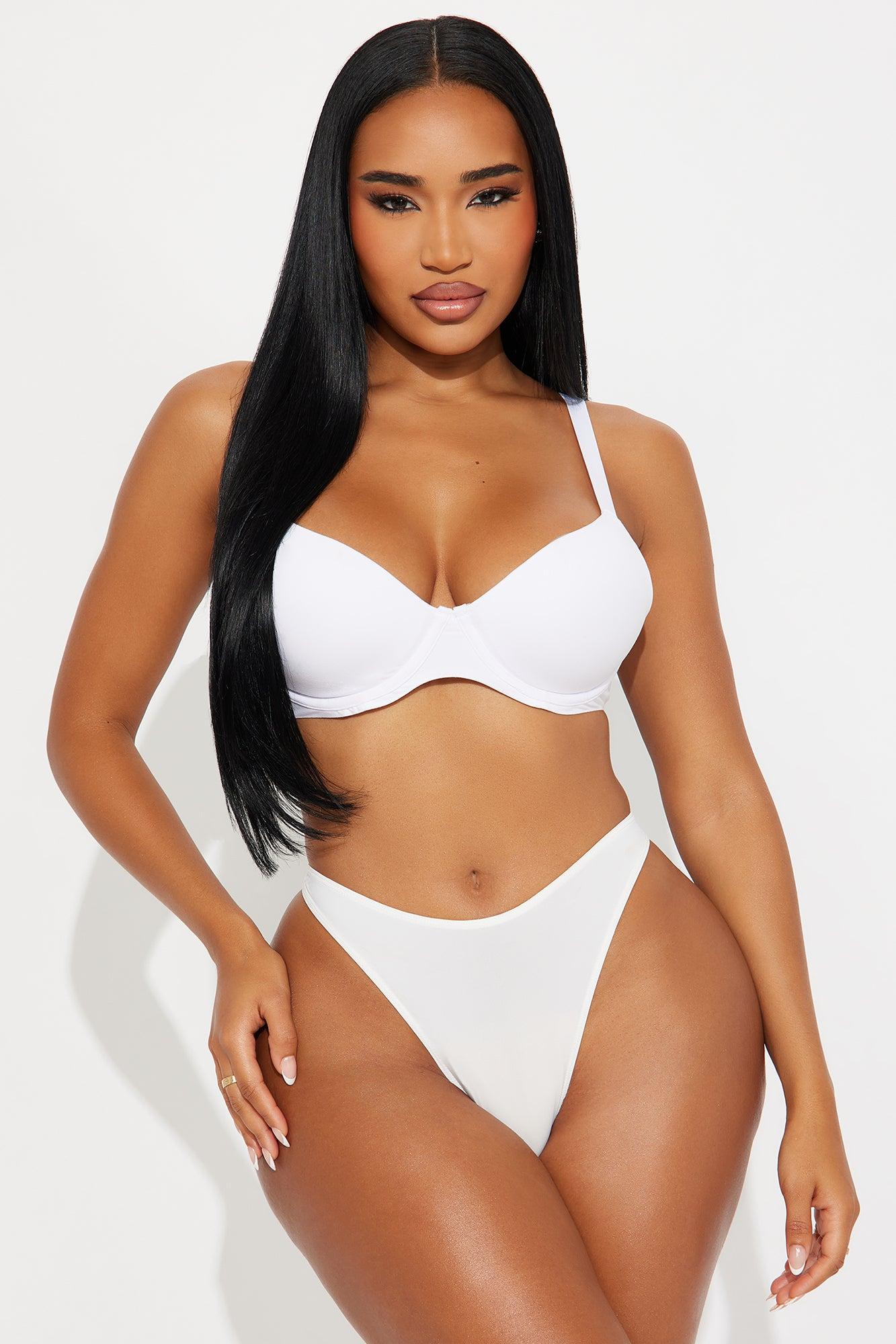 Feel Good Lightly Lined Full Coverage Bra - White Female Product Image