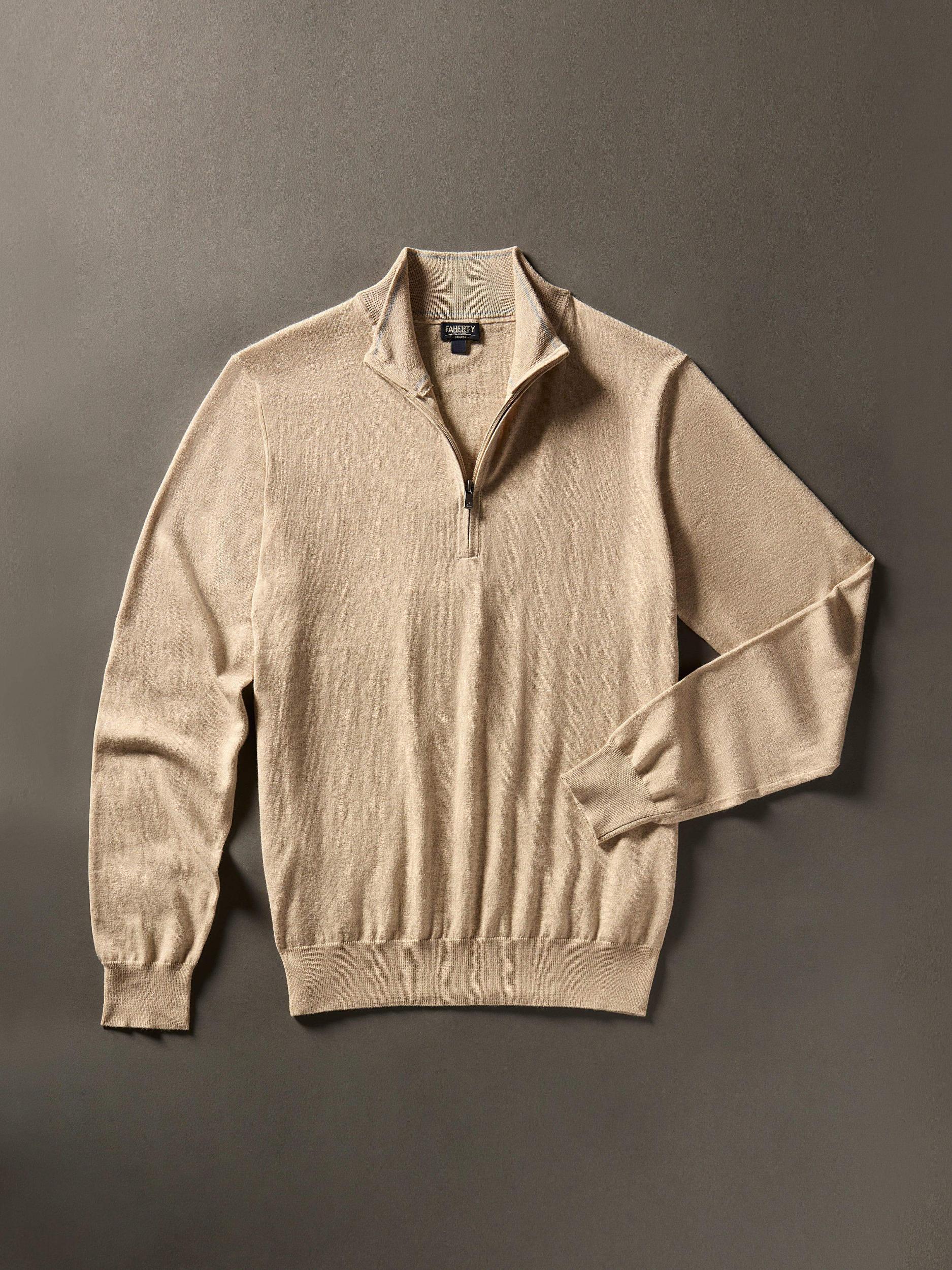 Movement™ Quarter Zip Sweater - Soft Dune Heather Male Product Image