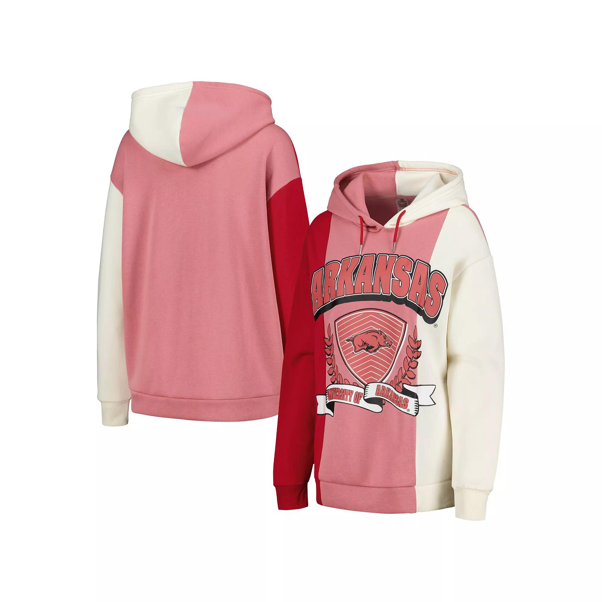 Women's Gameday Couture Cardinal Arkansas Razorbacks Hall of Fame Colorblock Pullover Hoodie, Size: XS, Red Product Image