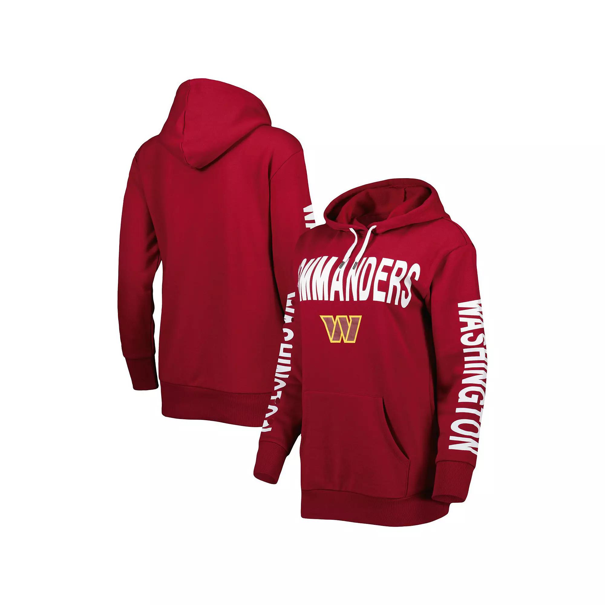 Women's G-III 4Her by Carl Banks Burgundy Washington Commanders Extra Point Pullover Hoodie,  Product Image