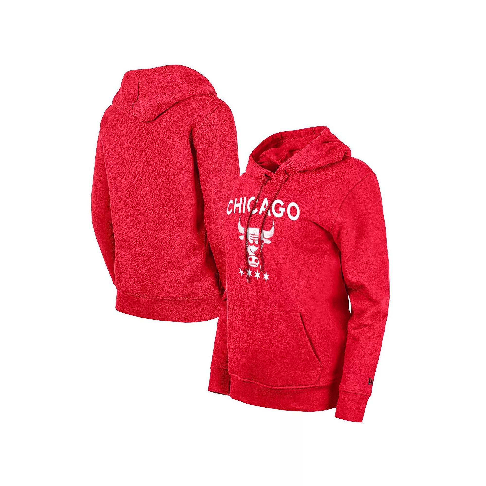 Women's New Era Red Chicago Bulls 2023/24 City Edition Pullover Hoodie,  Product Image