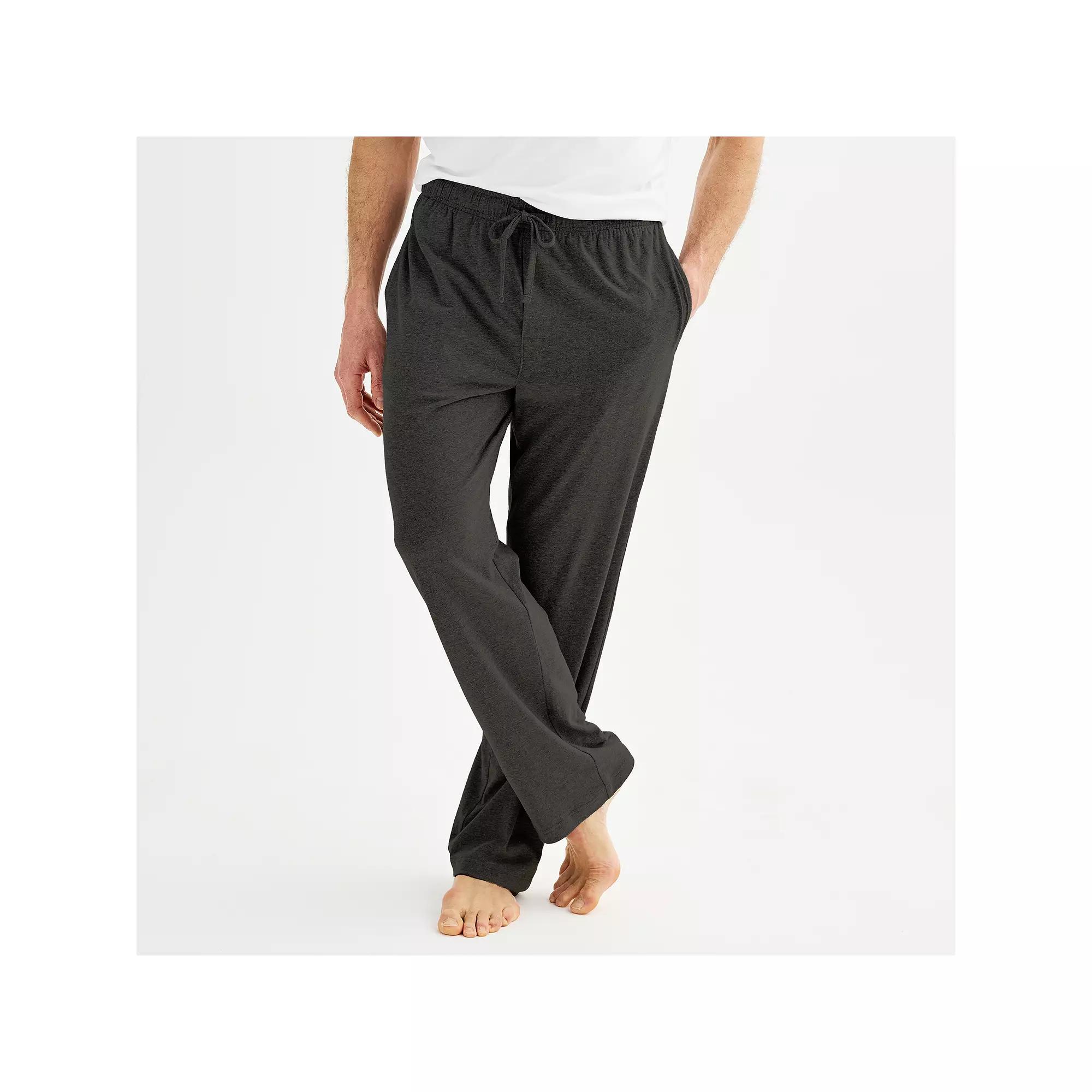 Men's Sonoma Goods For Life® Knit Pajama Pants, Size: Small, Dark Silver Product Image