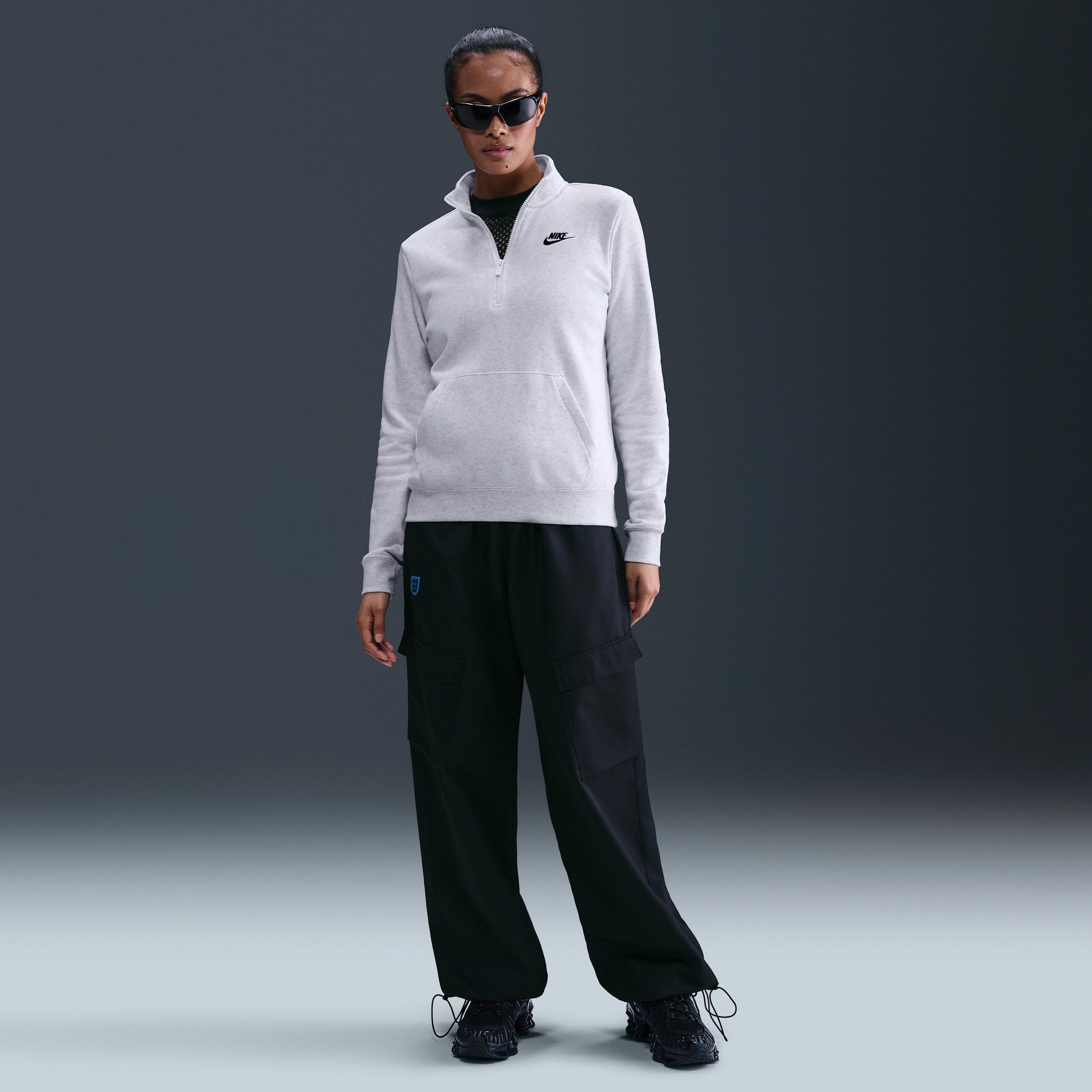 Women's Nike Sportswear Club Fleece Quarter-Zip Sweatshirt,  Product Image
