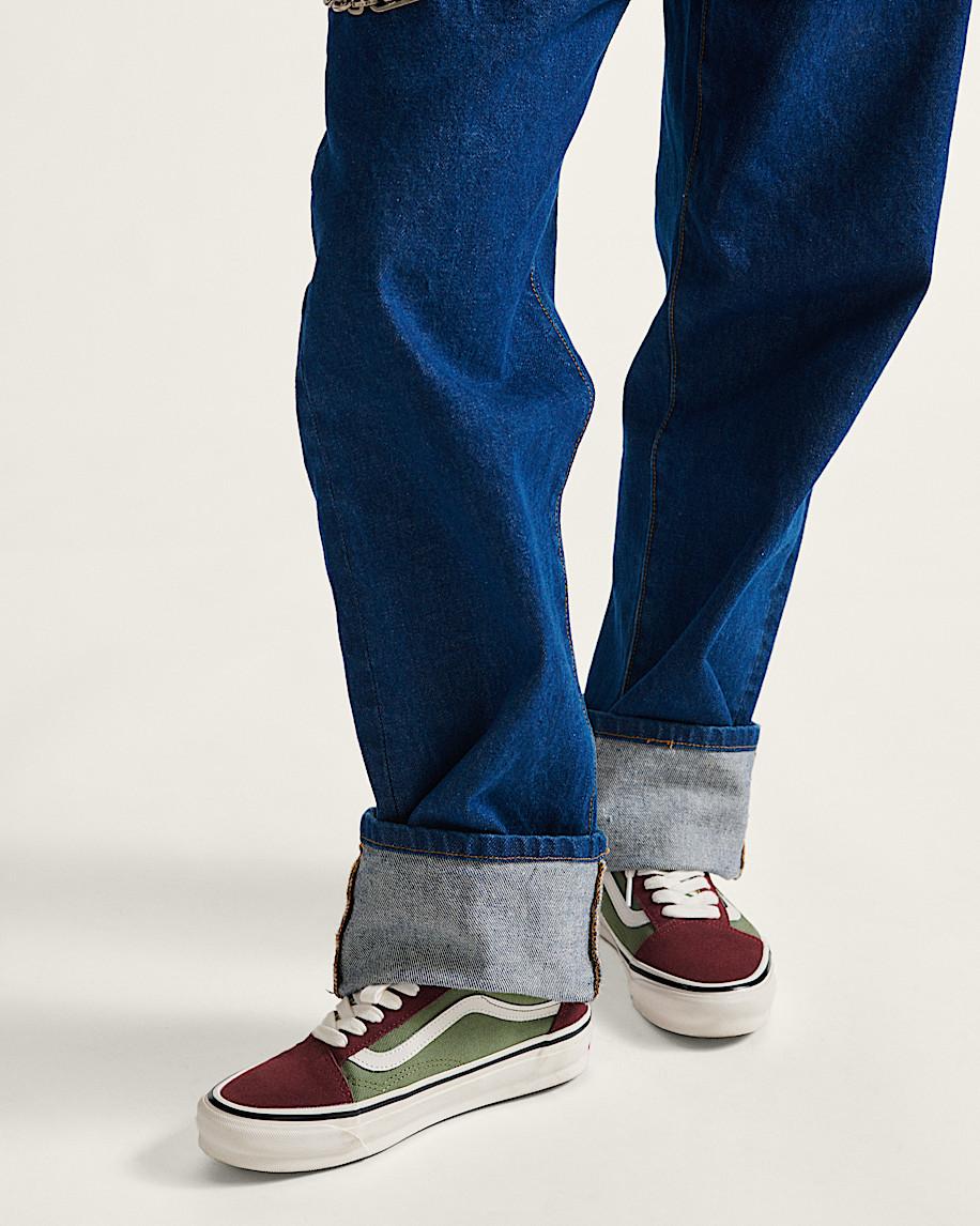 Premium Old Skool Shoe in Brown / Green| Vans US Product Image
