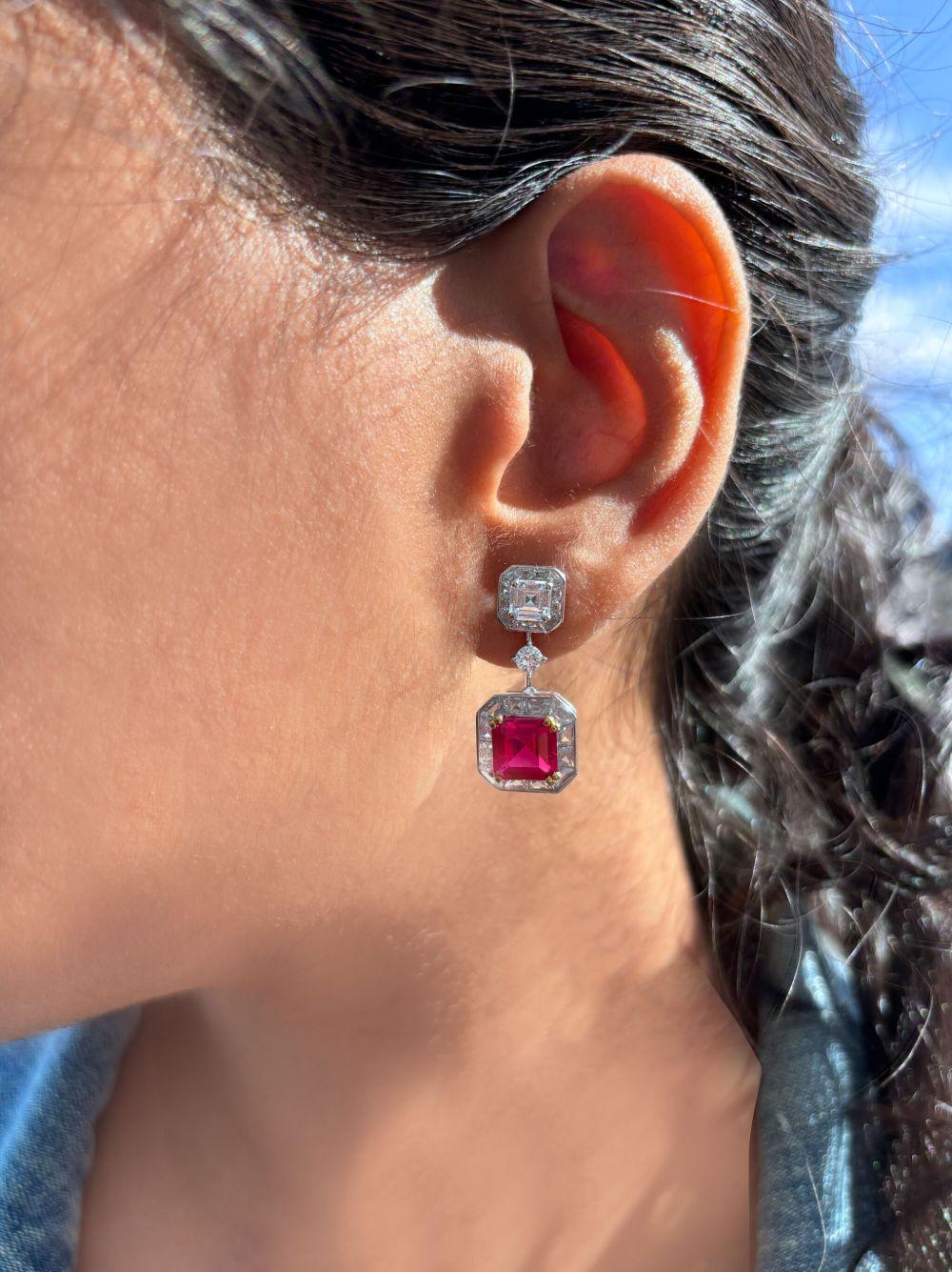 Carnival Ruby drop earrings Product Image