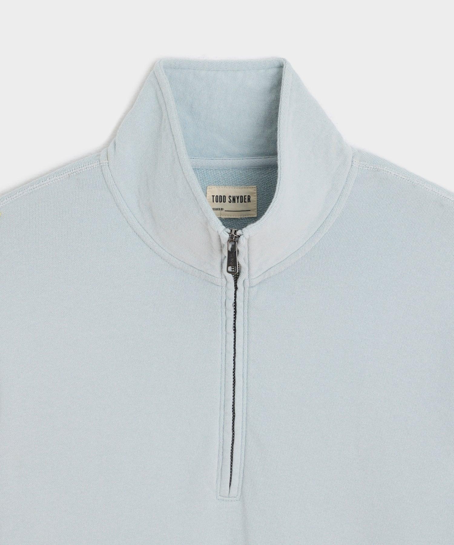 Lightweight Terry Cloth Quarter-Zip Product Image