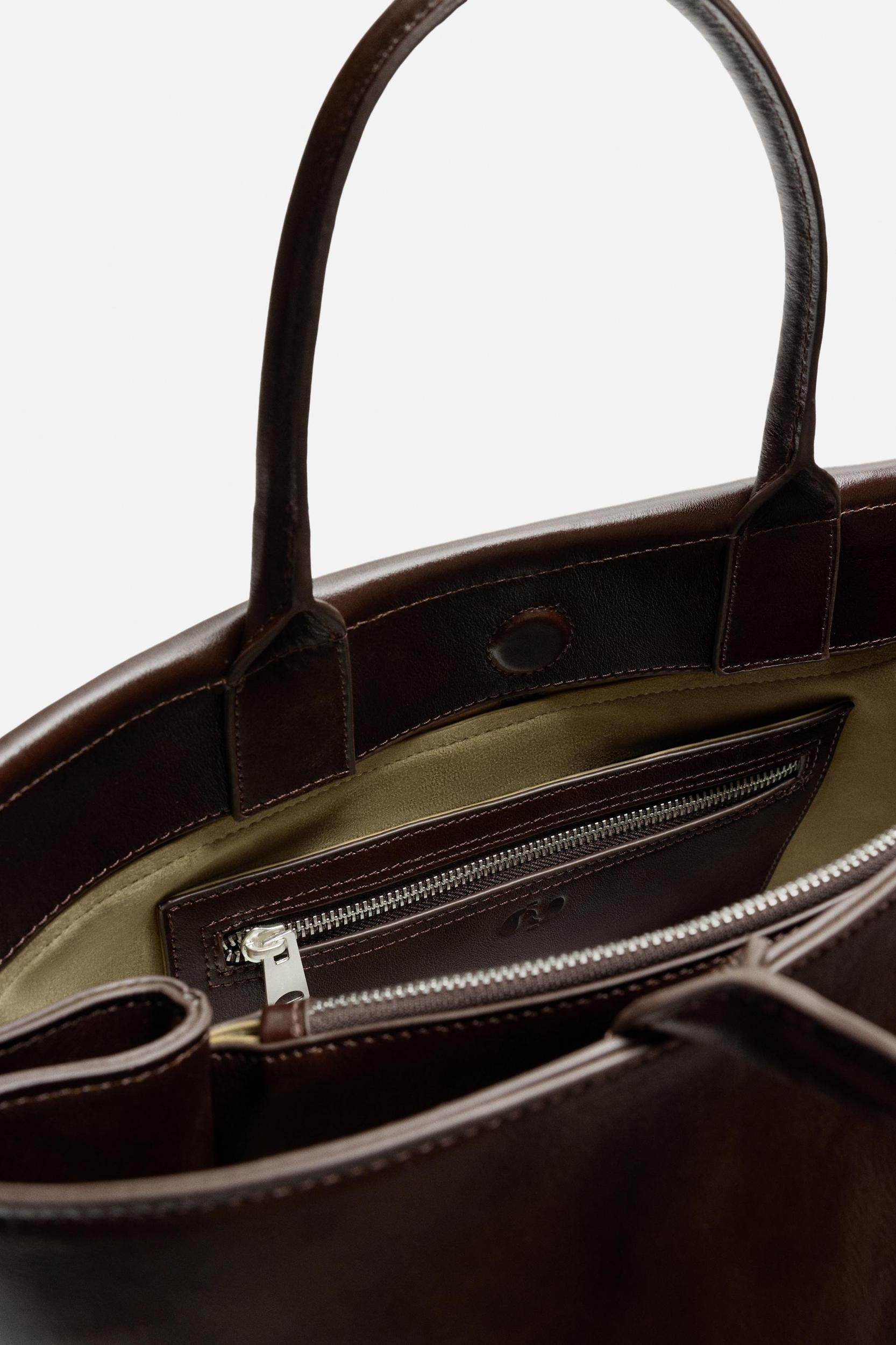 LEATHER HANDBAG Product Image