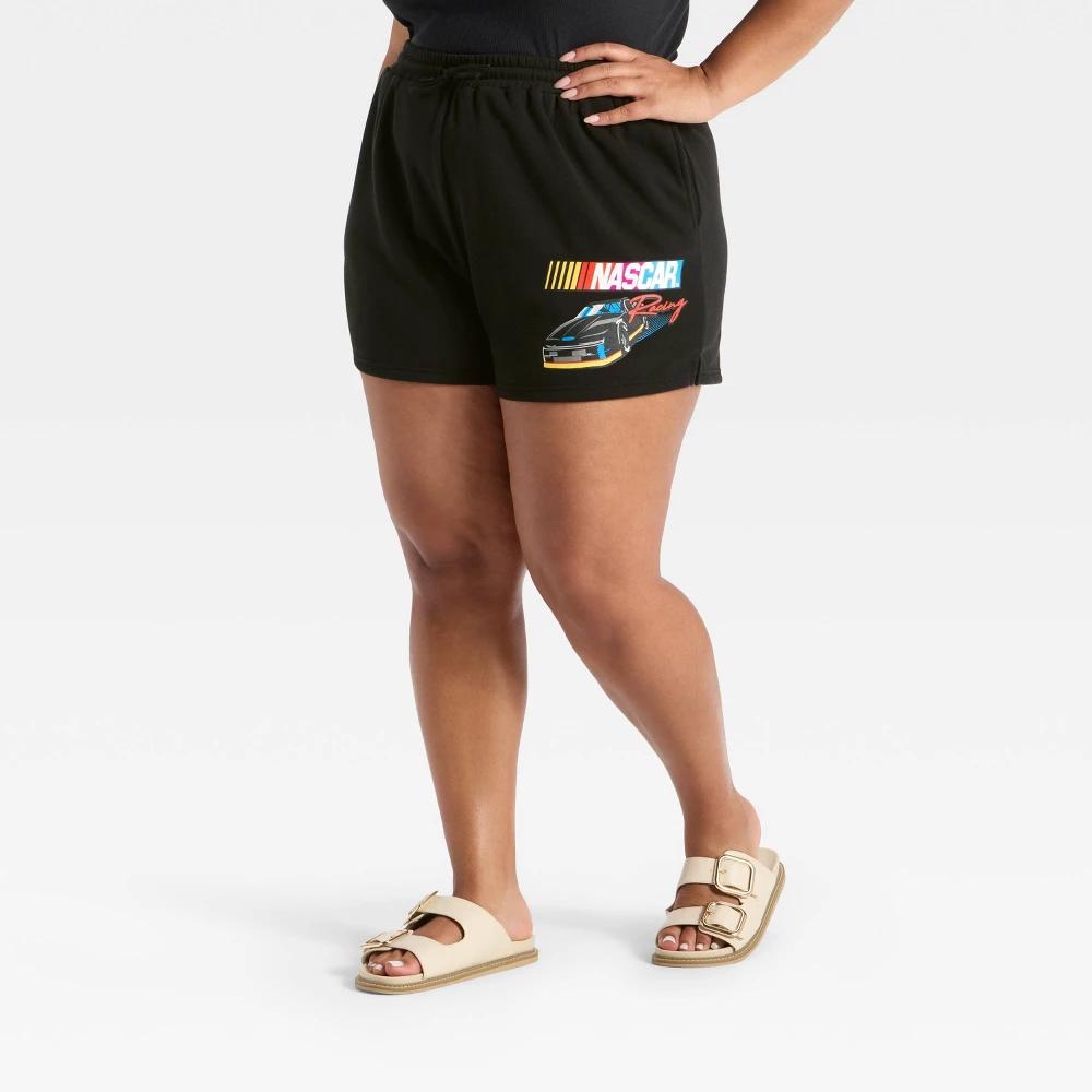 Women's Nascar Graphic Shorts - Black Product Image