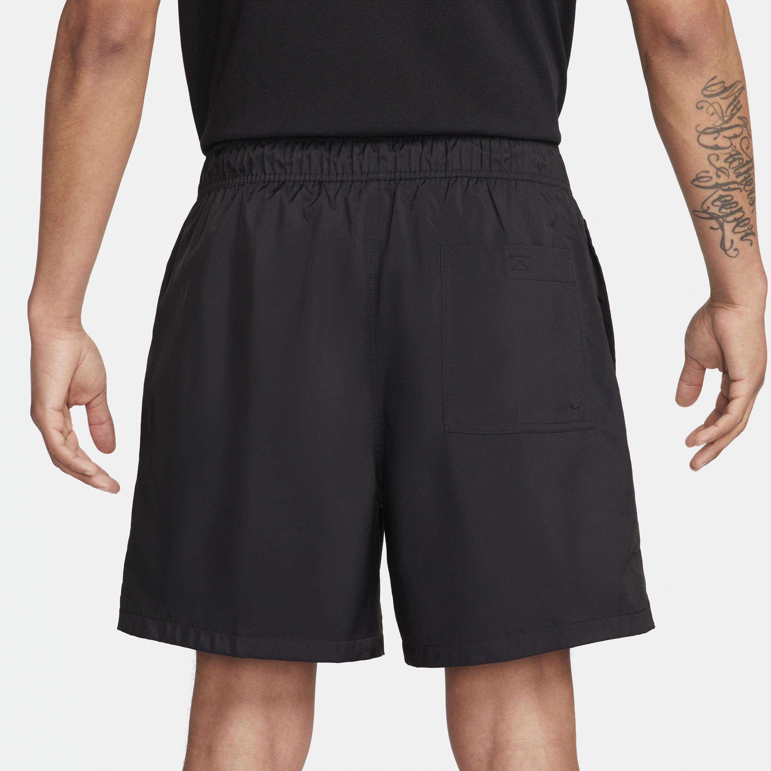 Nike Mens Nike Club Flow Shorts - Mens Black/White Product Image