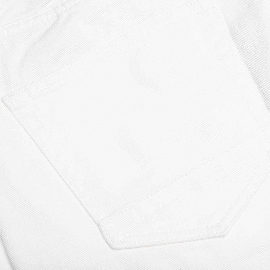 Berry Wide Denim Short - Washed White Male Product Image