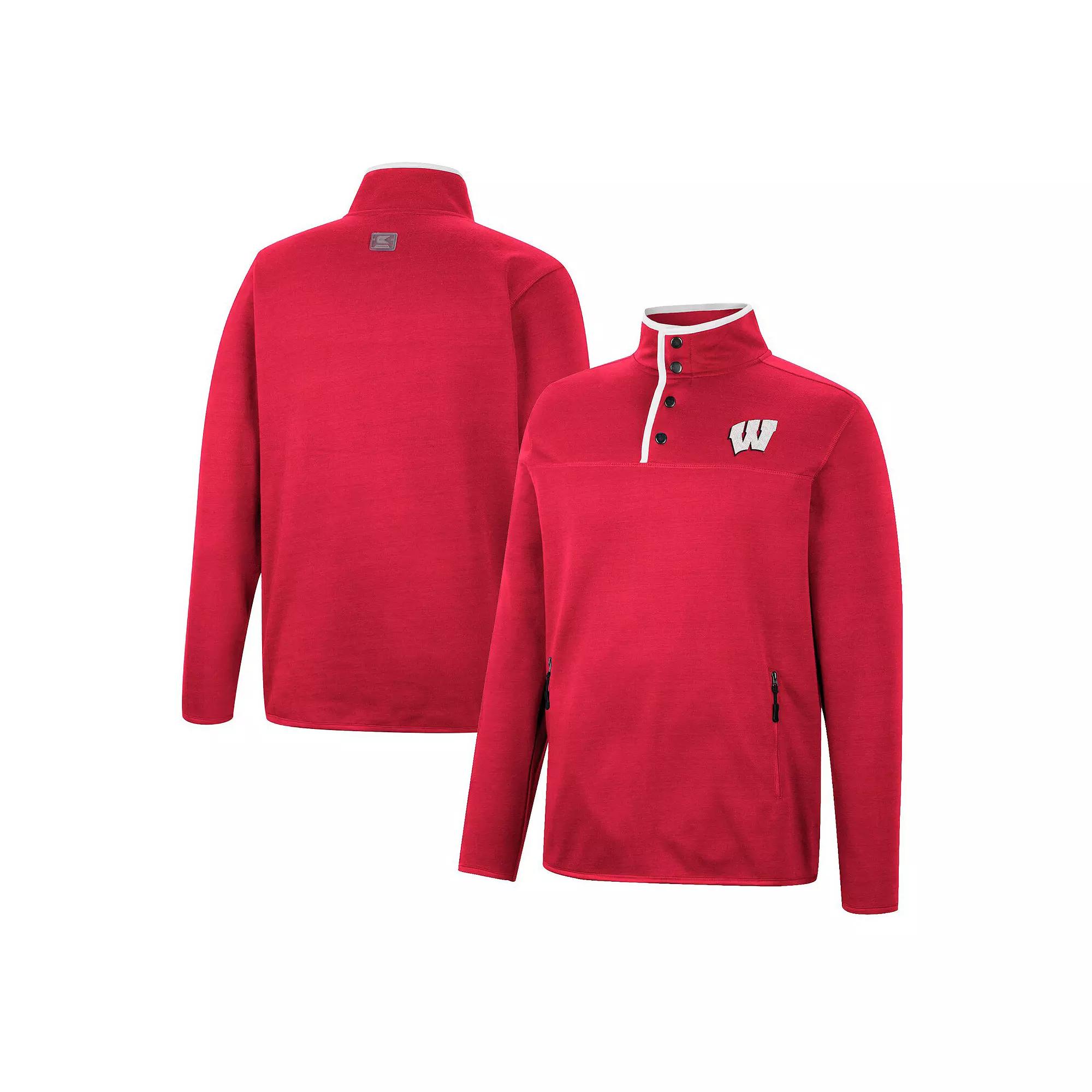 Men's Colosseum Orange Oklahoma State Cowboys Rebound Quarter-Snap Jacket,  Product Image