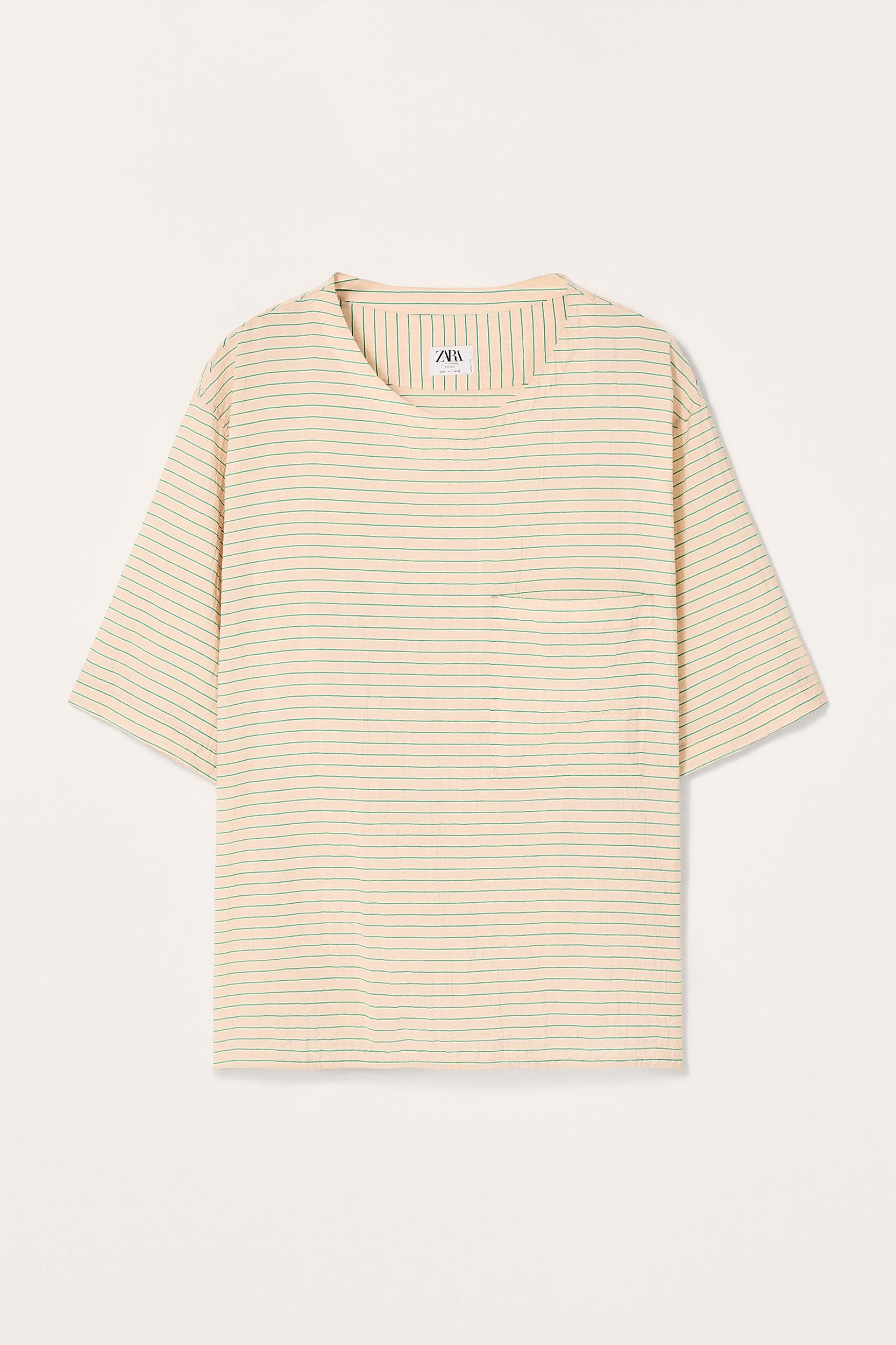 LIMITED EDITION FLOWY STRIPED T-SHIRT Product Image